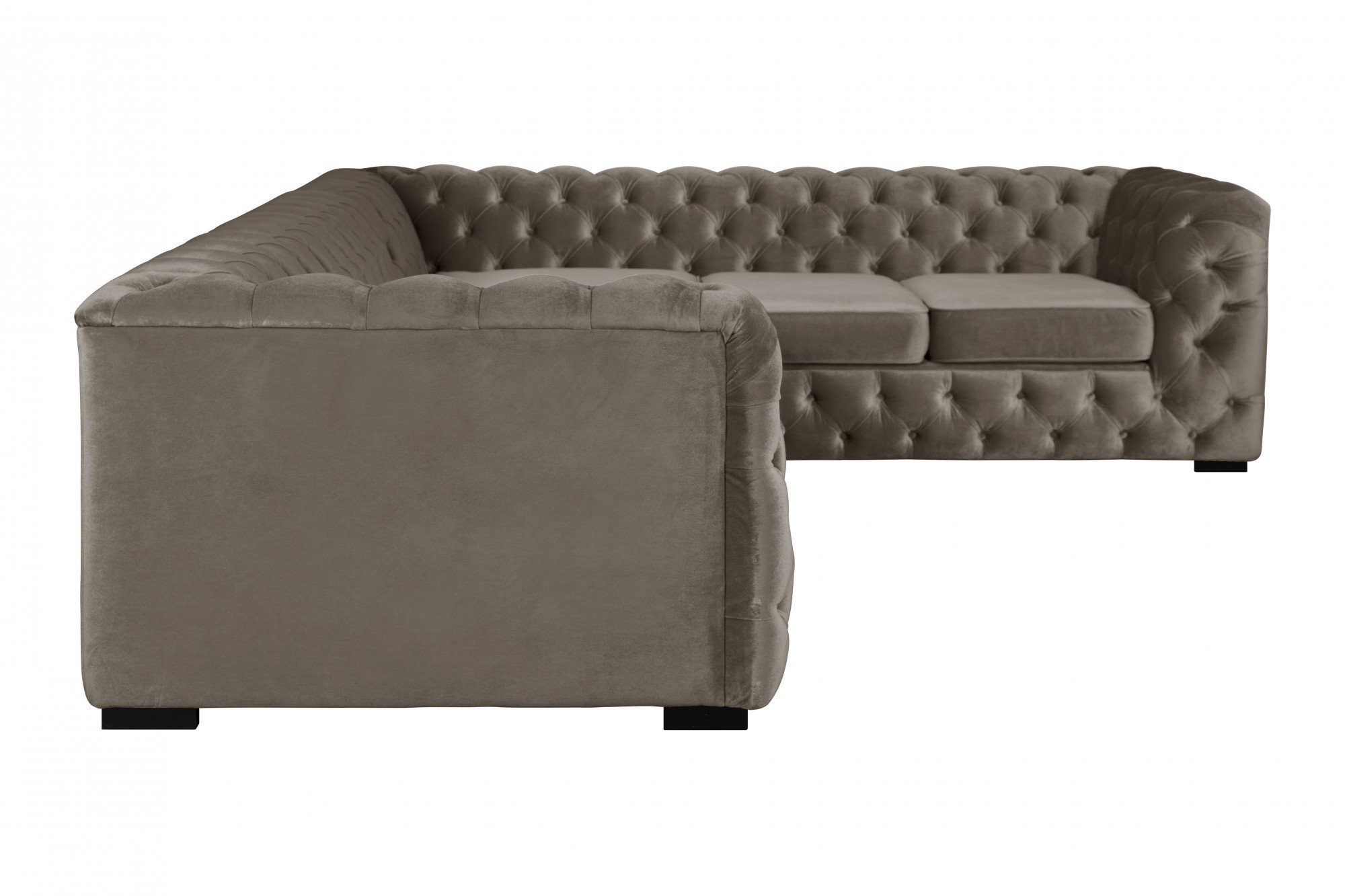 Guido Maria Kretschmer Home&Living Chesterfield-bank KALINA L-vorm hoogwaardig chesterfield design, zeer hoogwaardige afwerking