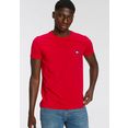 tommy hilfiger t-shirt stretch slim corp tee rood