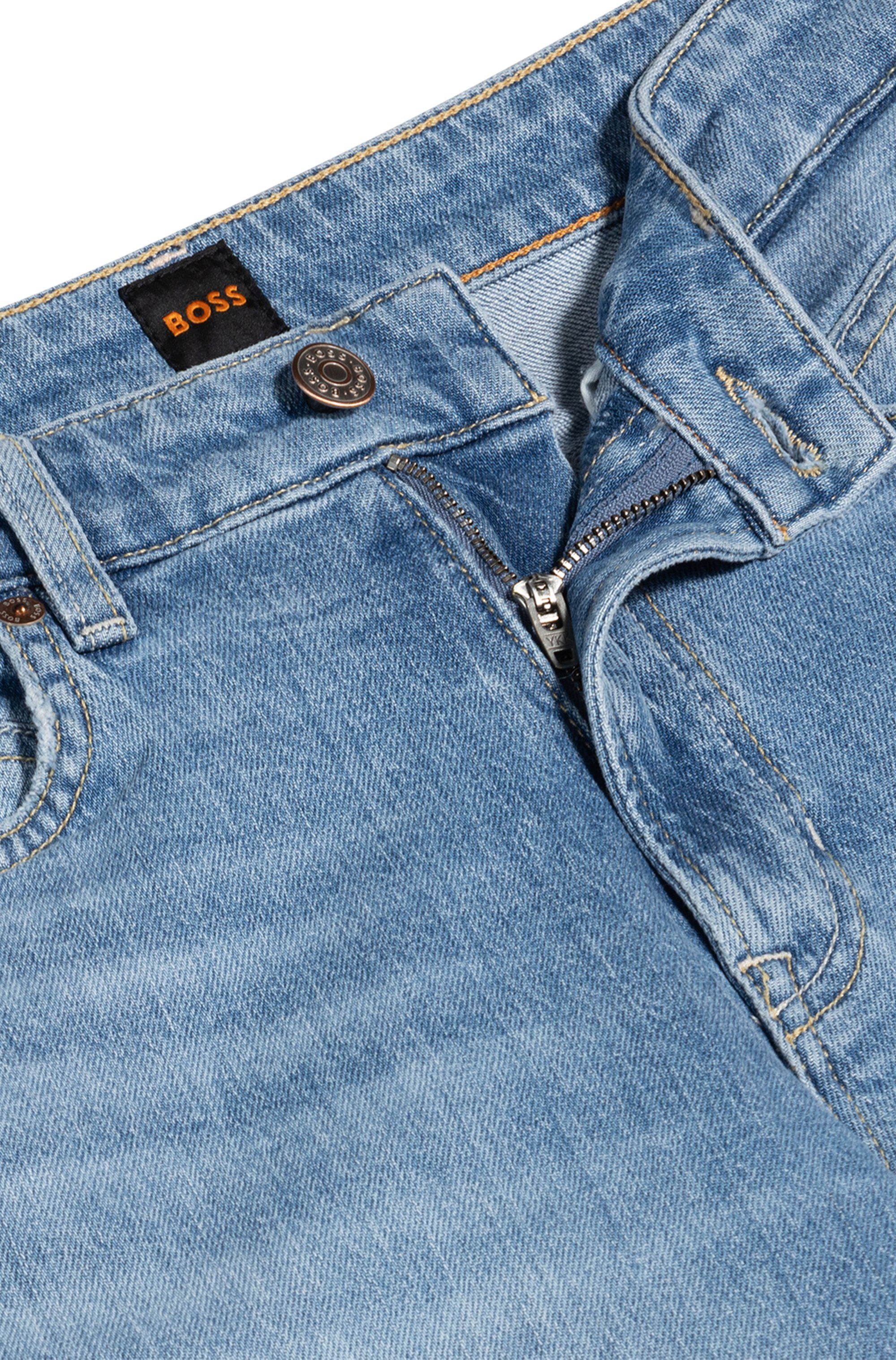 Boss Orange Wijd uitlopende jeans in cropped model (BOSS ORANGE DENIM)
