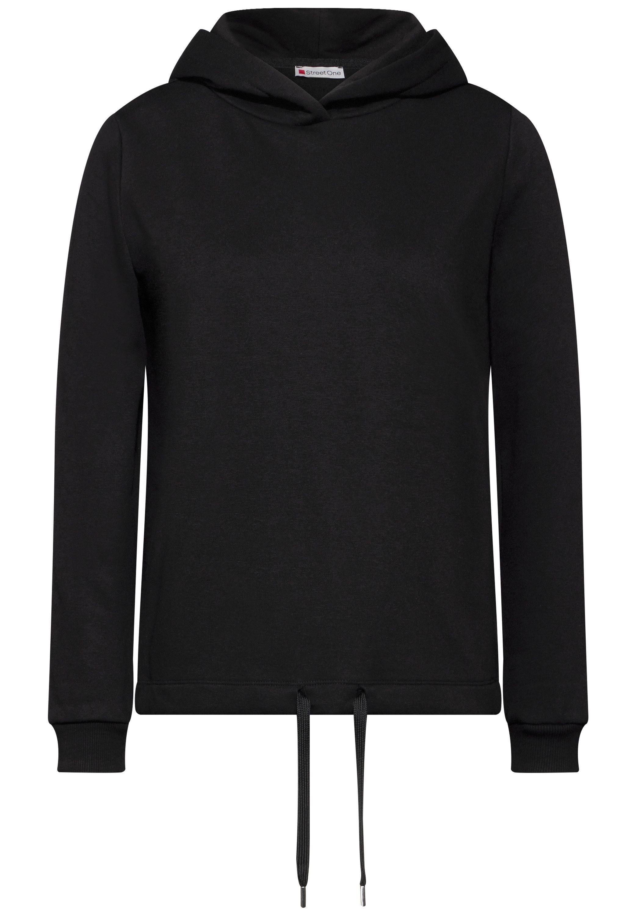STREET ONE Hoodie met een rijgkoord bij de zoom