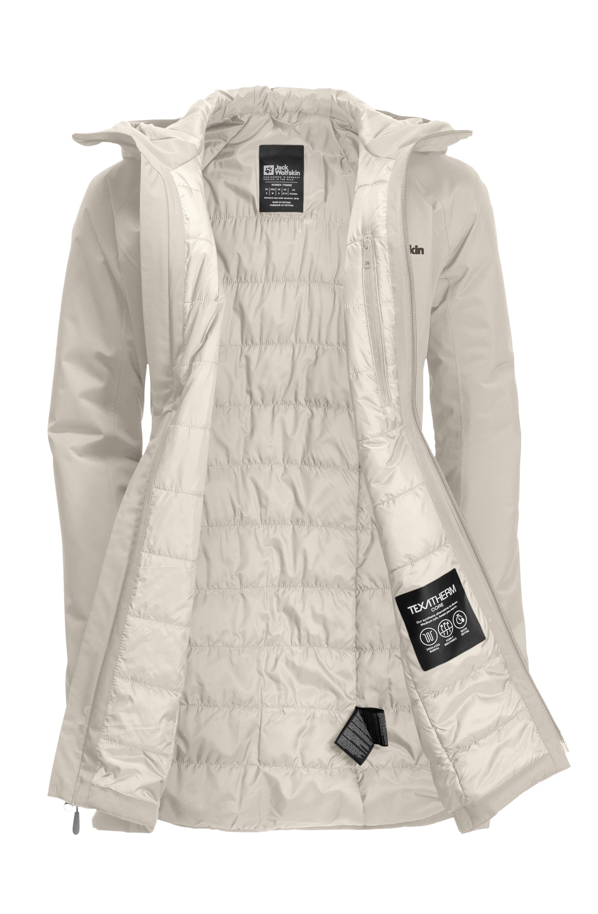 Jack Wolfskin Functionele jas HEIDELSTEIN in het JKT W Ademend & Waterdicht & Winddicht