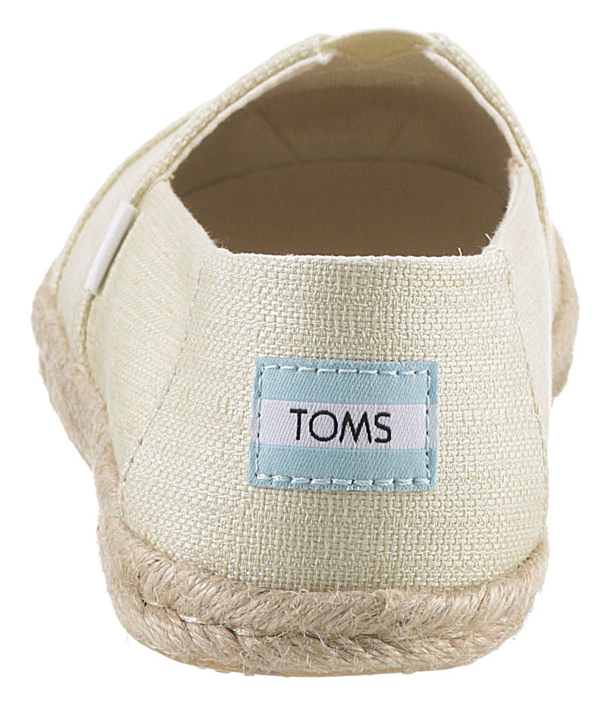 TOMS Espadrilles ALPARGATA ROPE met jute omlijsting, smalle vorm