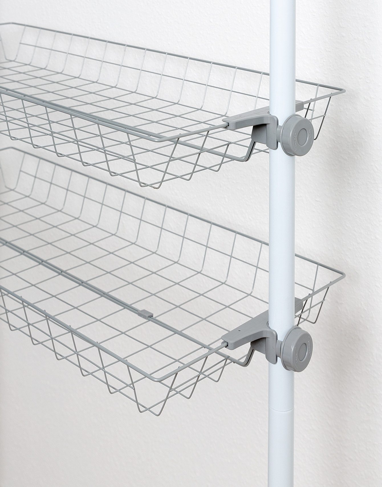 WENKO Organizer Model Herkules Draadmanden van staal, uitbreiding voor het telescoop-systeem Herkules (set, 2-delig)