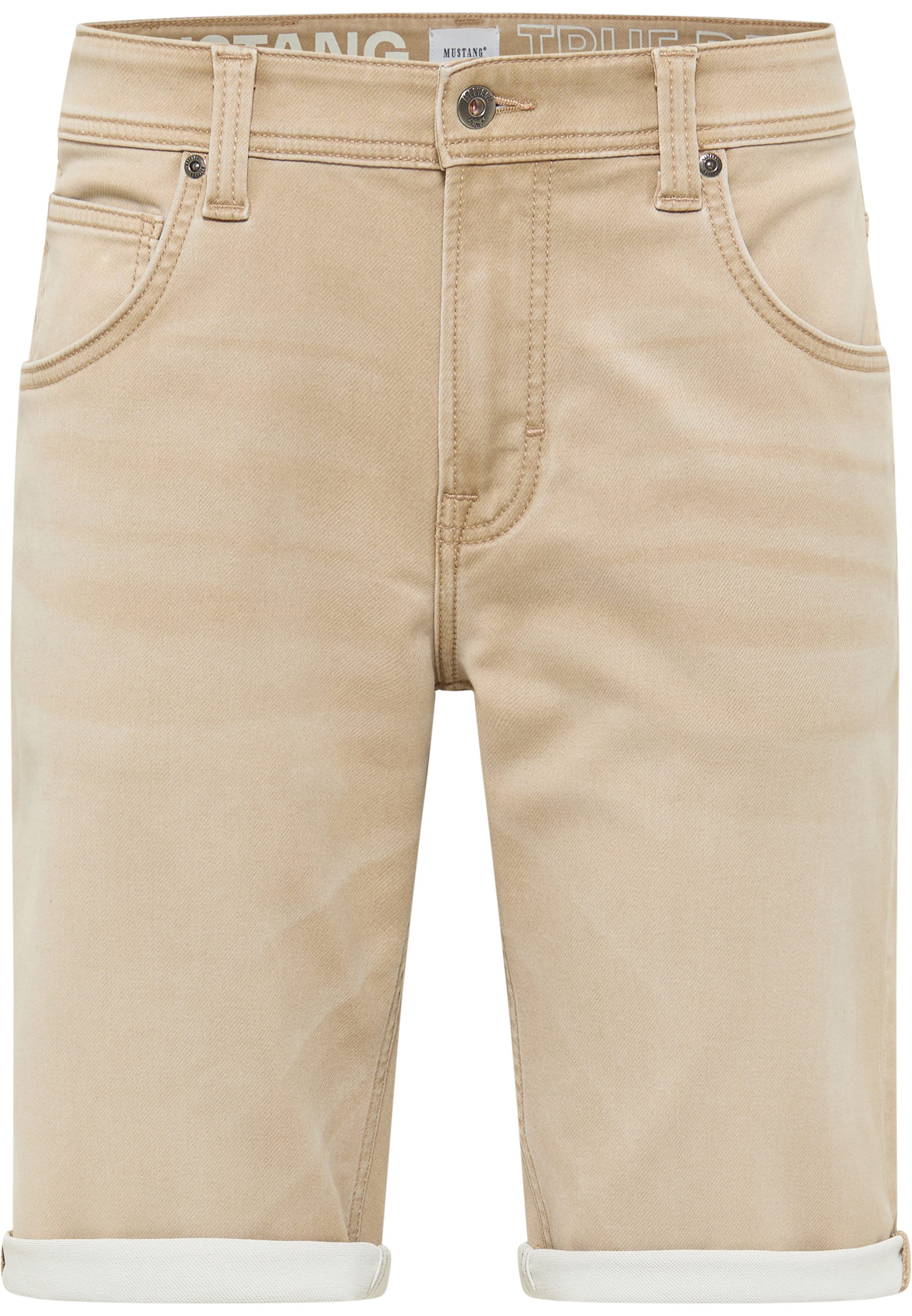 MUSTANG Slim fit jeans Heren stijl Chicago shorts Z heren jeans maat 31 bruin