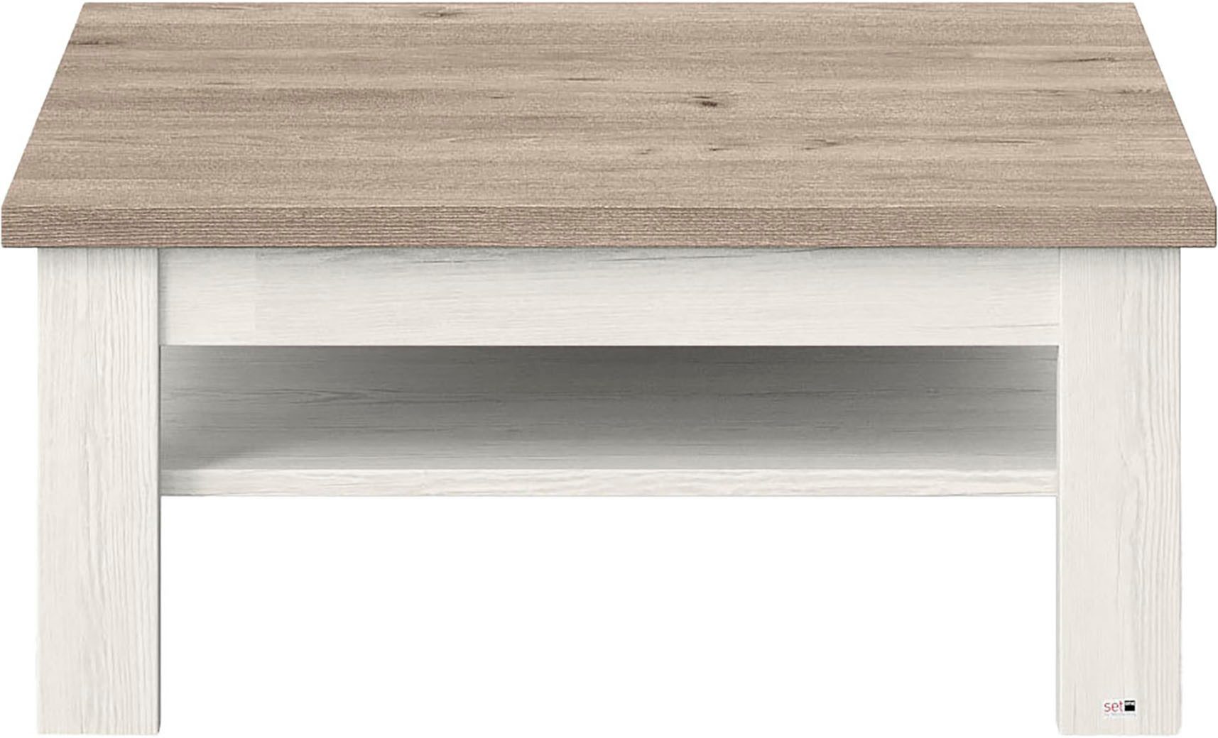 set one by Musterring Salontafel York Type 64 en 65, in 3 kleurvarianten, met plank, twee maten