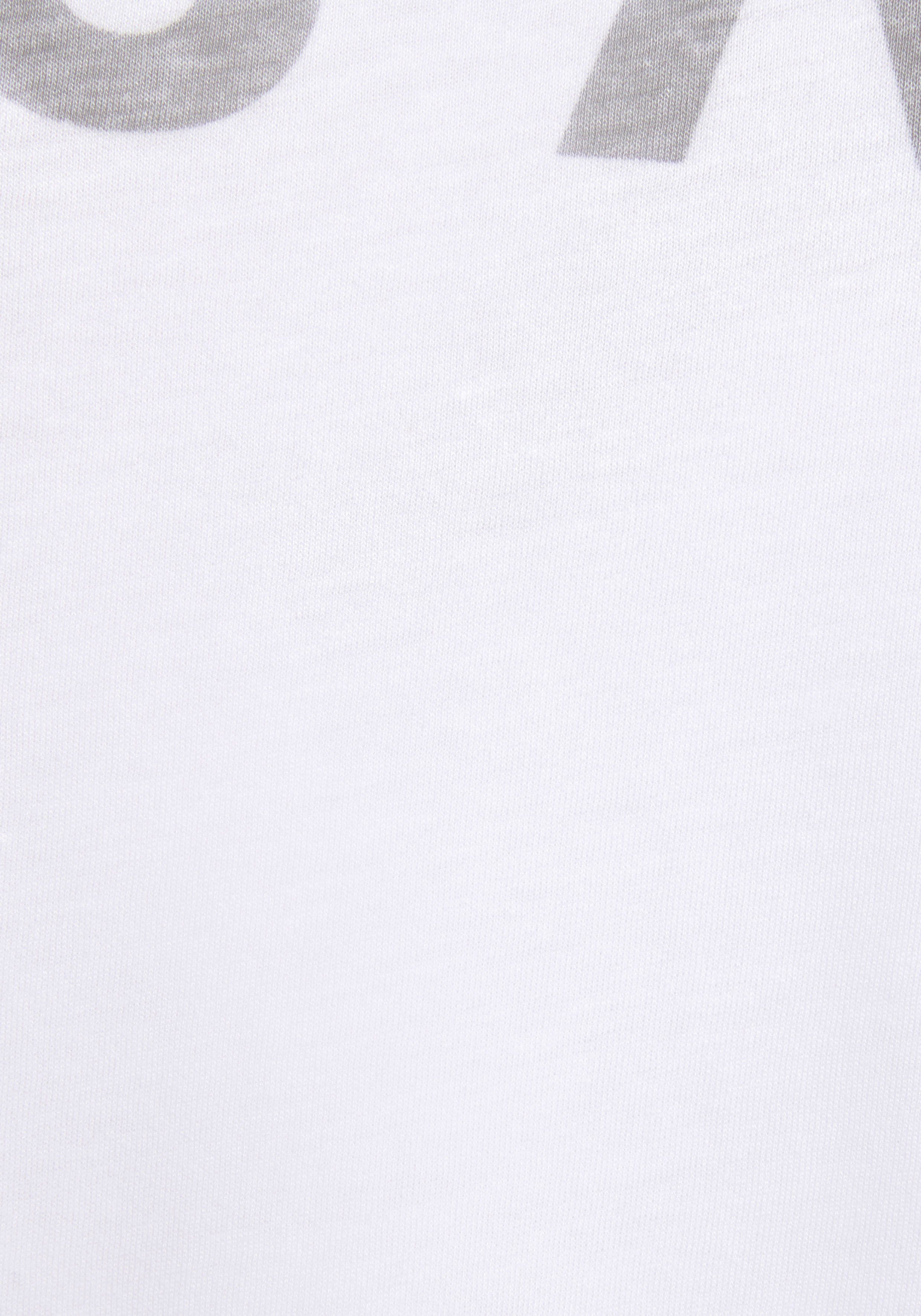 Elbsand Shirt met 3/4-mouwen IDUNA met logoprint, katoenmix, losse pasvorm
