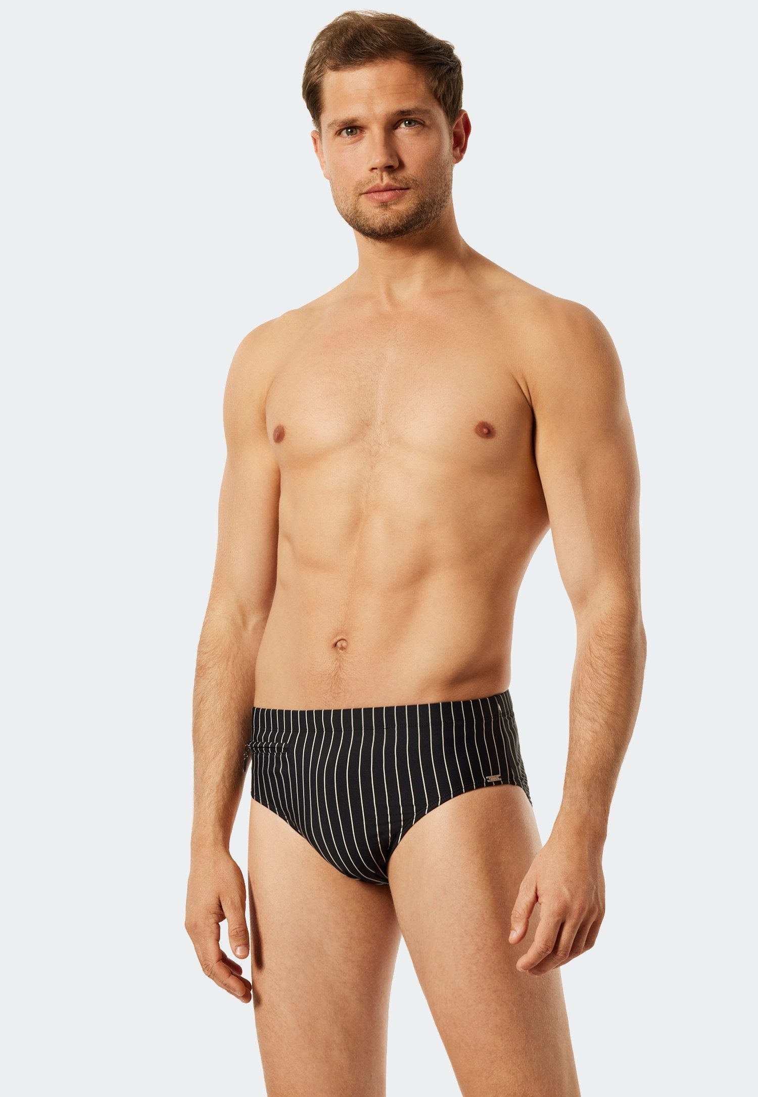 Schiesser Zwembroek Nautical Casual met witte strepen