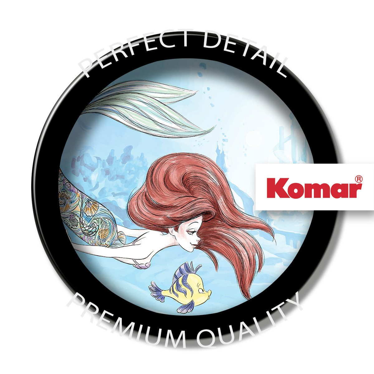 Komar Fotobehang Ariel Under the Sea (1 stuk)