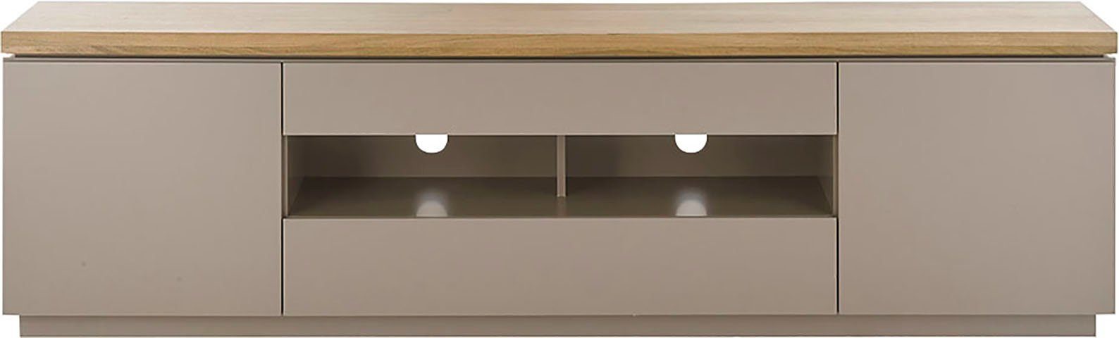 MCA furniture Tv-meubel PALAMOS Lowboard Deuren met demping/ soft-close lowboards grijs