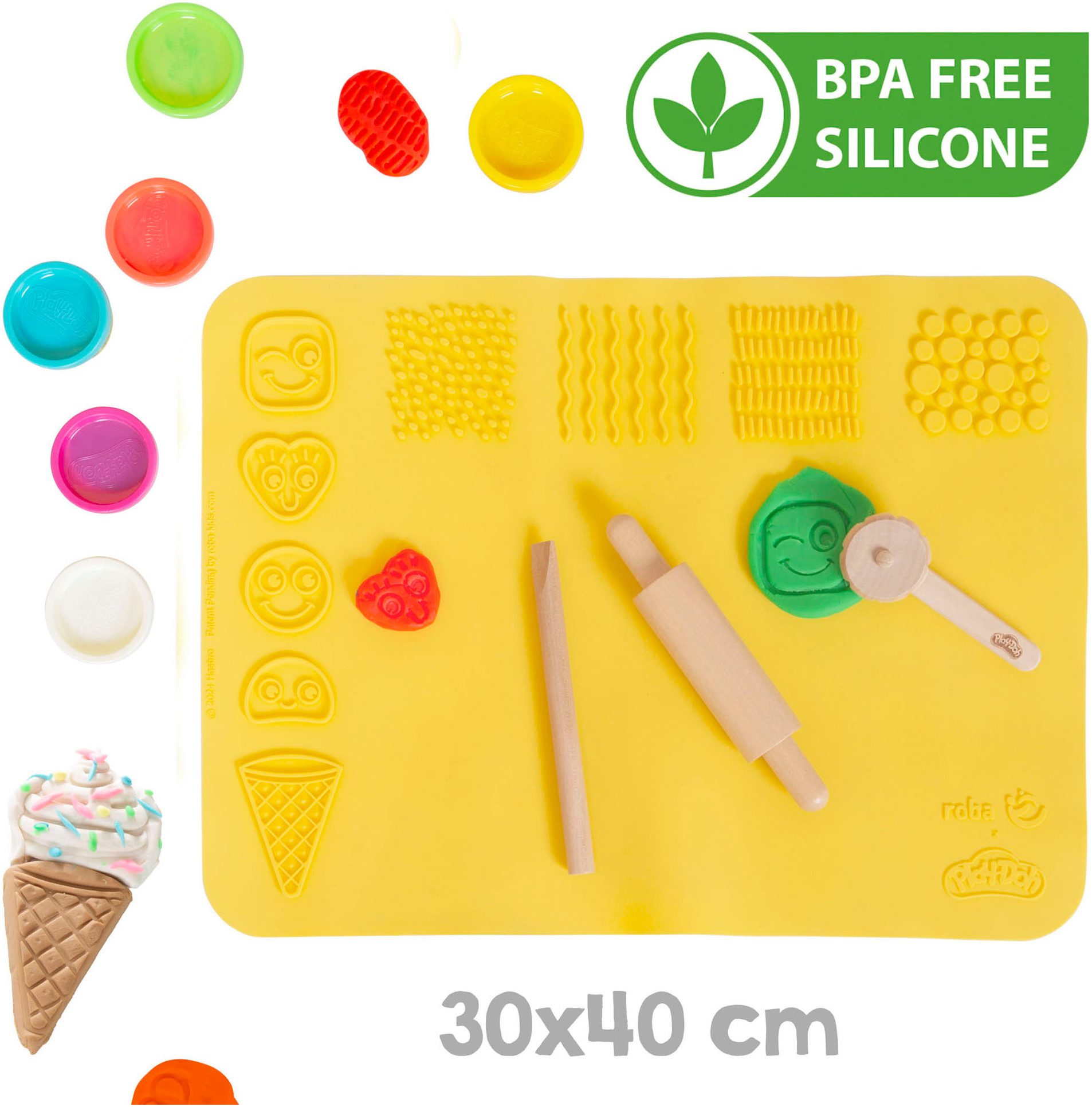 Roba® Kinderzithoek Play-Doh Schulpult (set)
