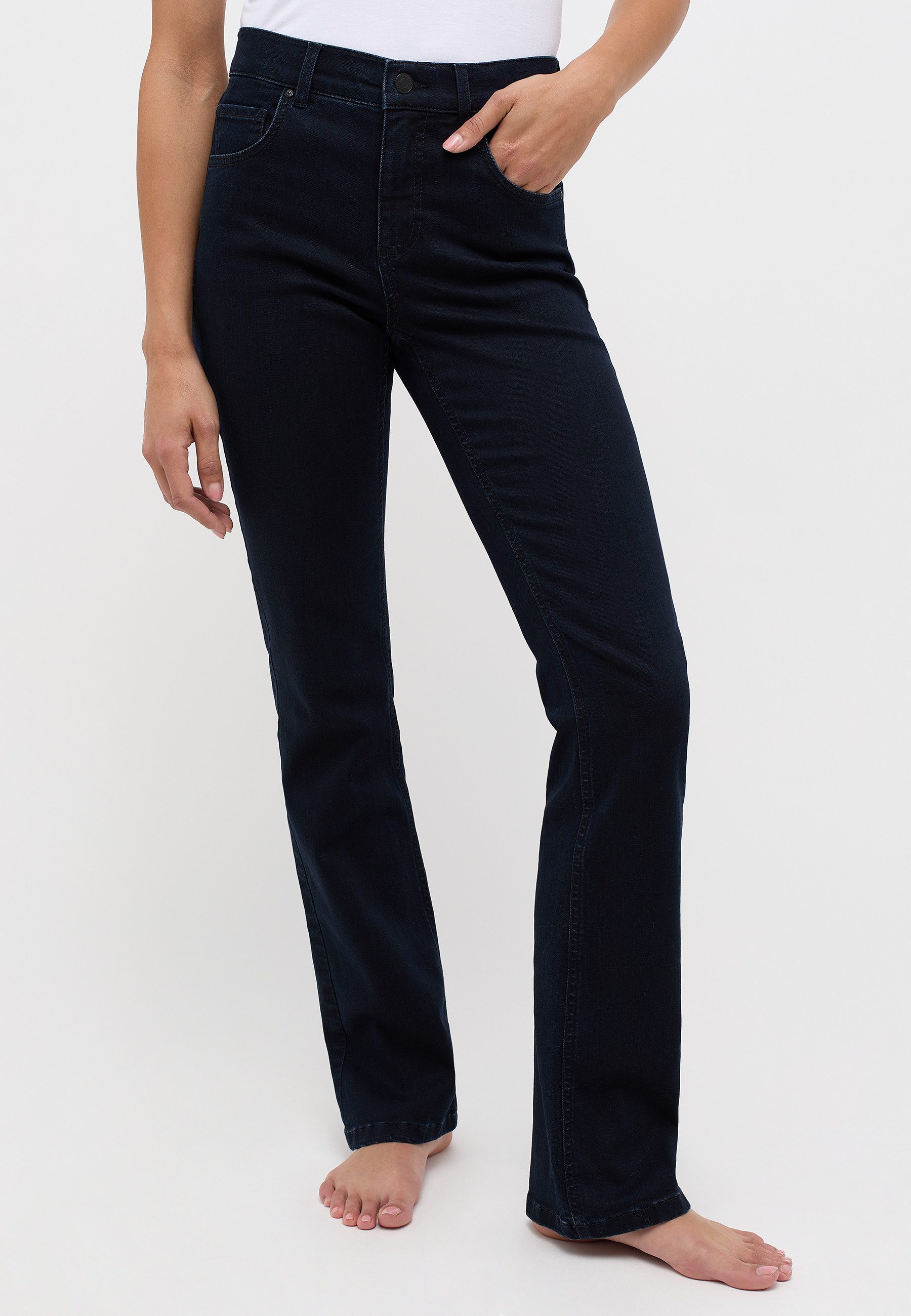 ANGELS Bootcut jeans Leni dames jeans maat 38 blauw