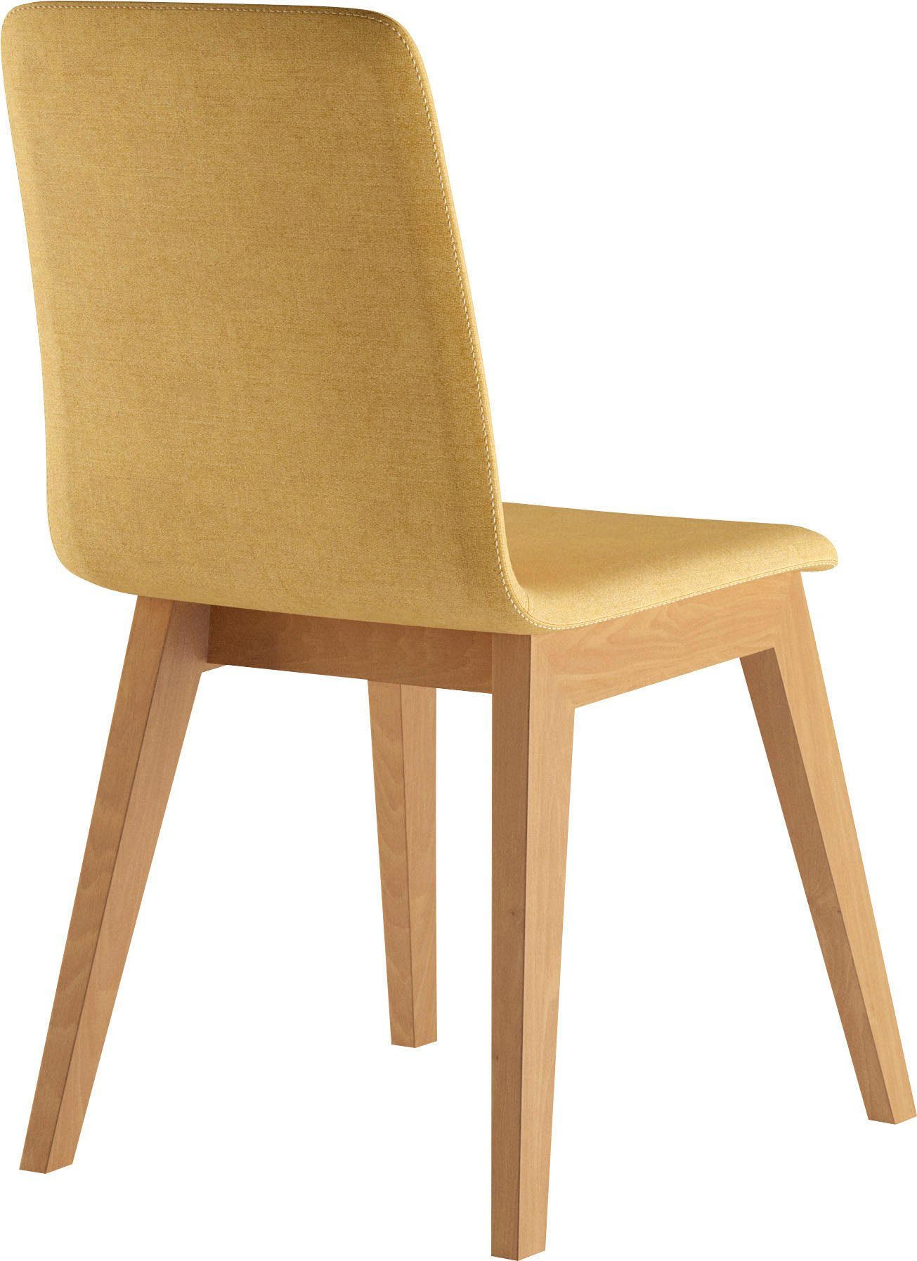 INOSIGN Stoel Sandy met verschillende stoelpootkleuren en kleurvarianten, zithoogte 47 cm (2 stuks)