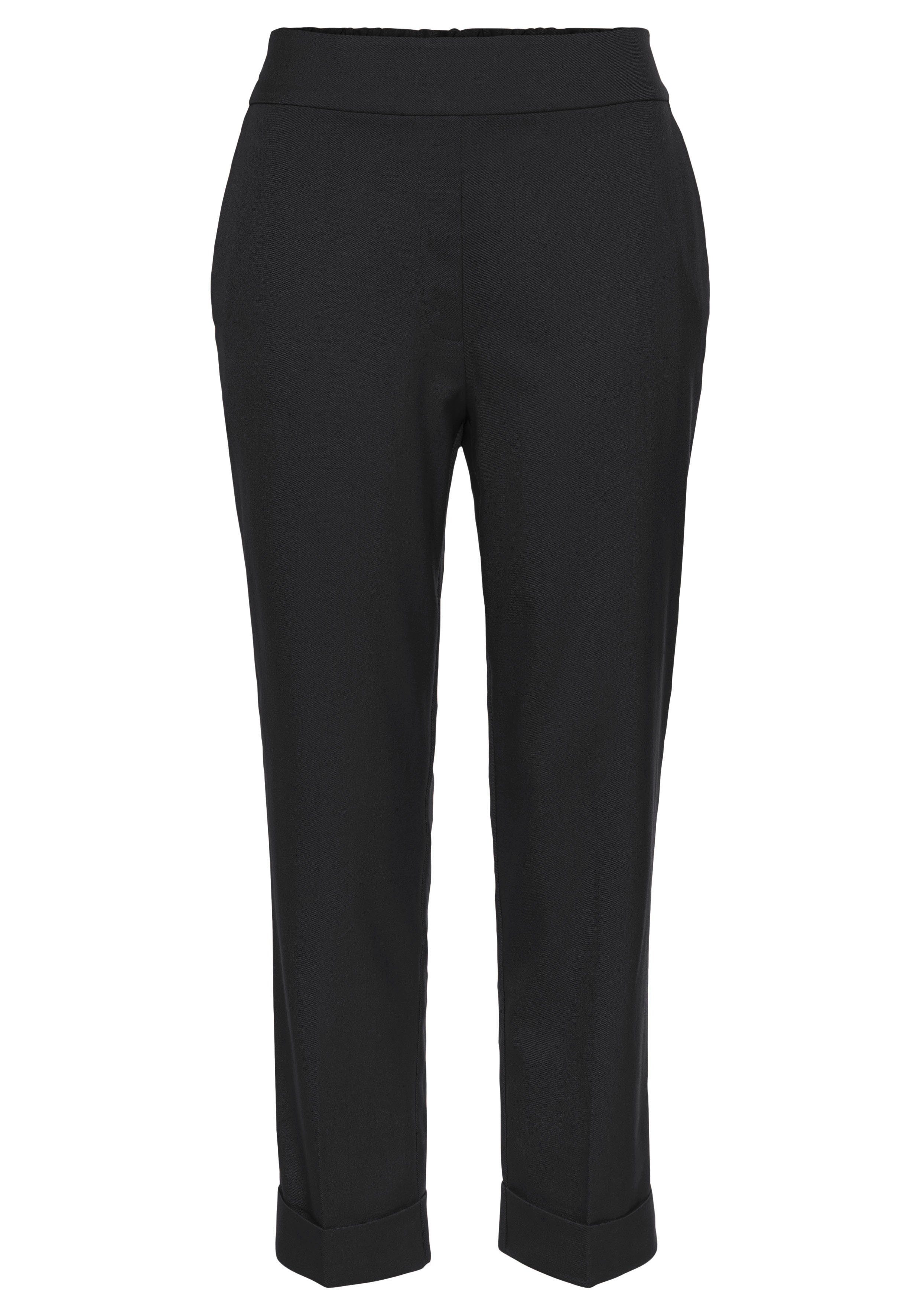 Lascana Comfortbroek met opgerolde broekzoom, elegante pantalon, business-look