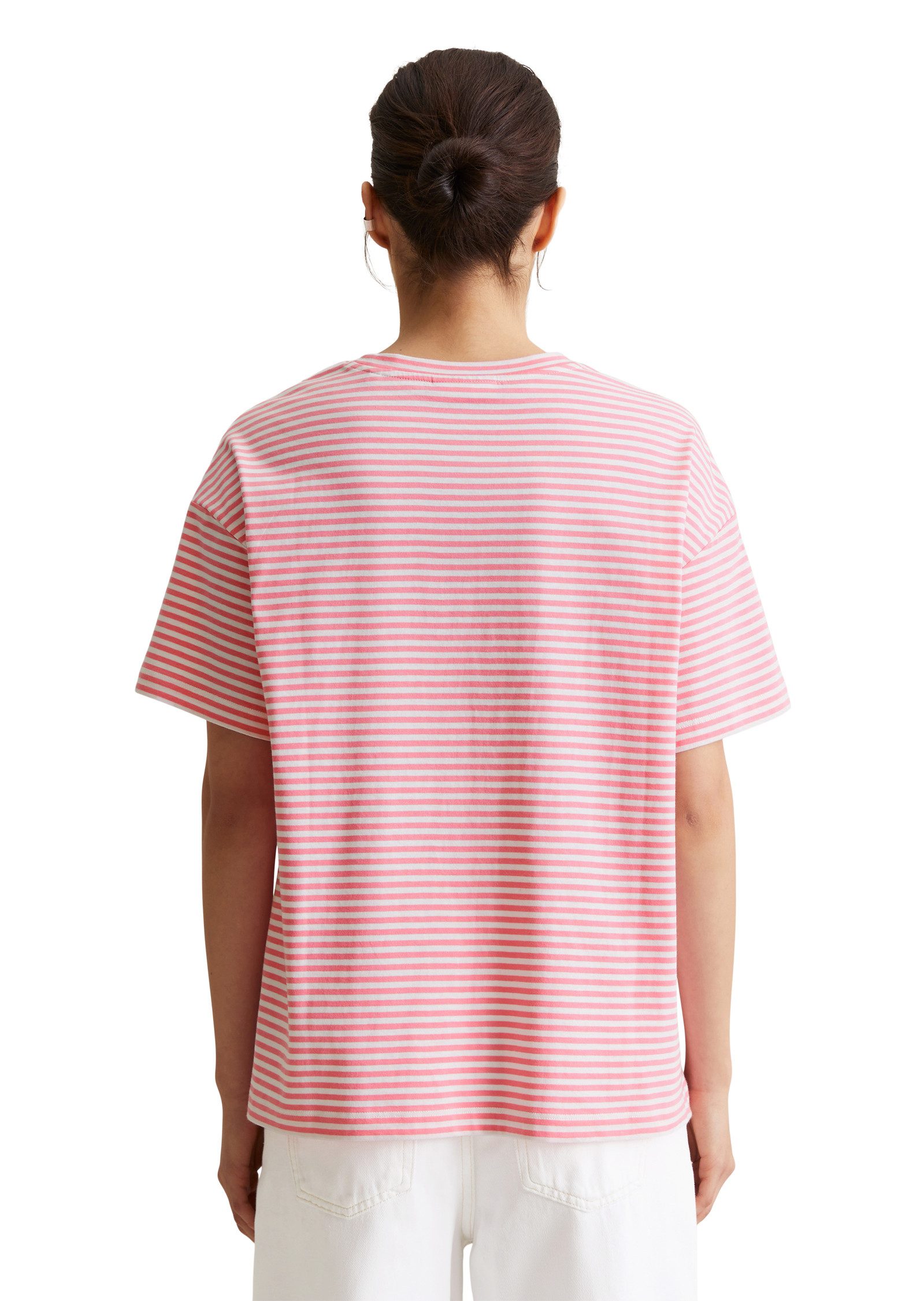 Marc O'Polo DENIM T-shirt gestreept, ronde hals, relaxed fit