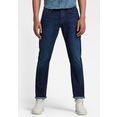 g-star raw straight jeans jeans 3301, azure stretch denim blauw