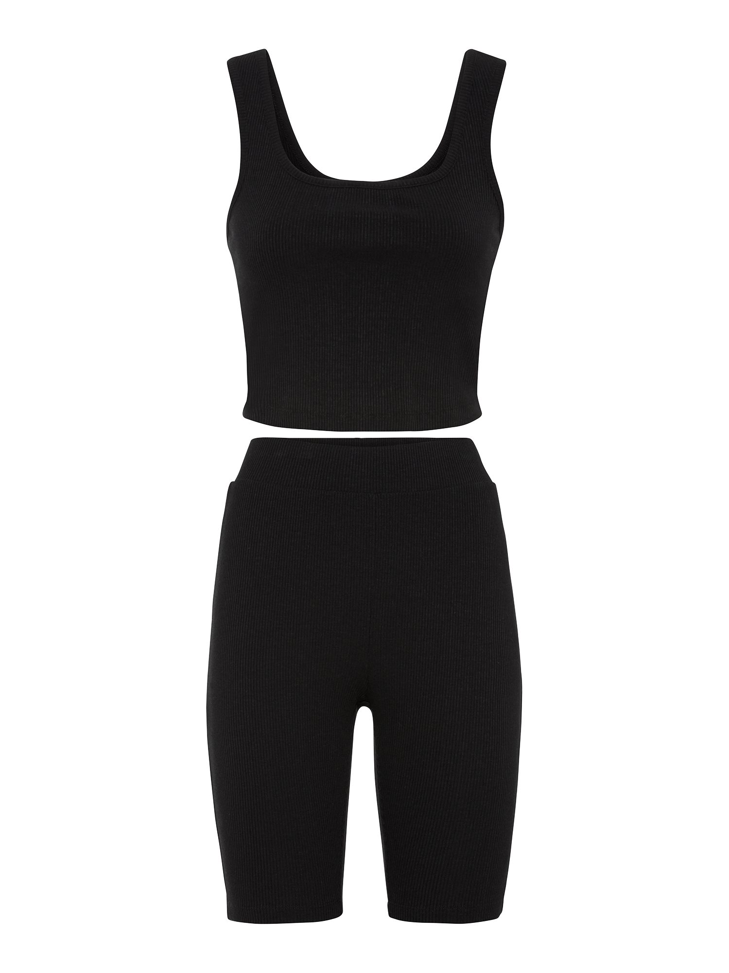 LSCN by LASCANA Shortama Set wielershort en -top (2-delig)