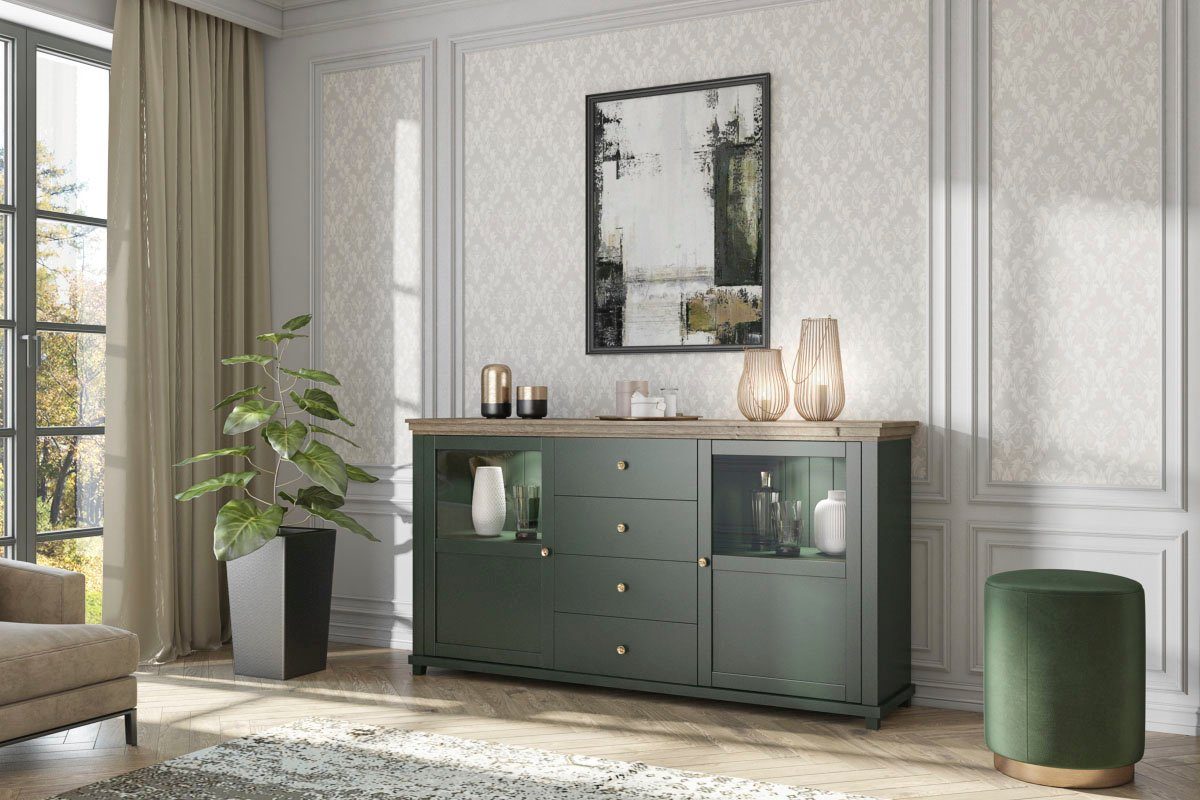 Home affaire Dressoir Evora Breedte 181 cm