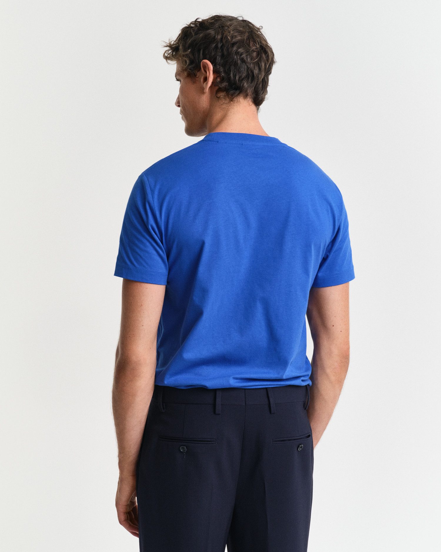 Gant Shirt met ronde hals GRAPHIC SS T-SHIRT met een unieke seizoensgebonden gant-grafiekprint op de borst