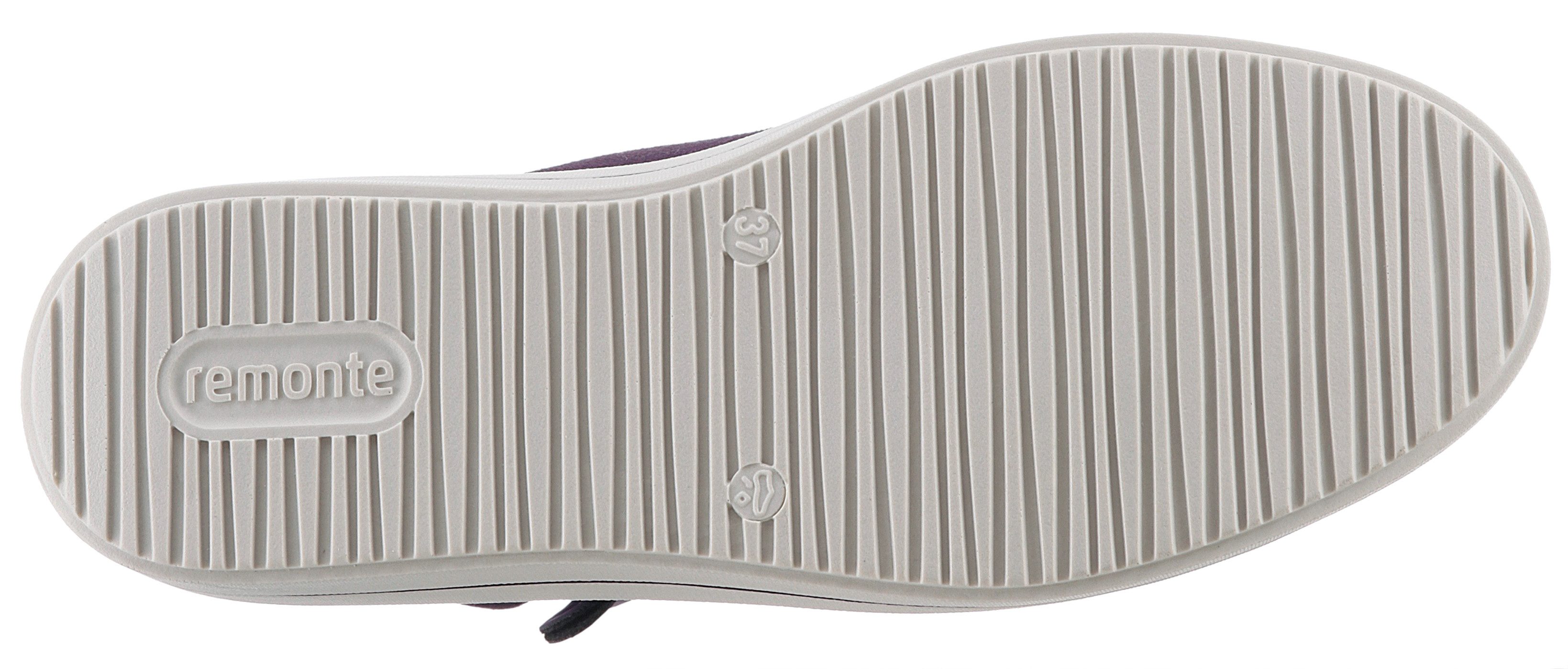 Remonte Plateausneakers Elisabeth Hurley-Collection vrijetijdsschoen, high-top sneaker, veterschoen, zijrits
