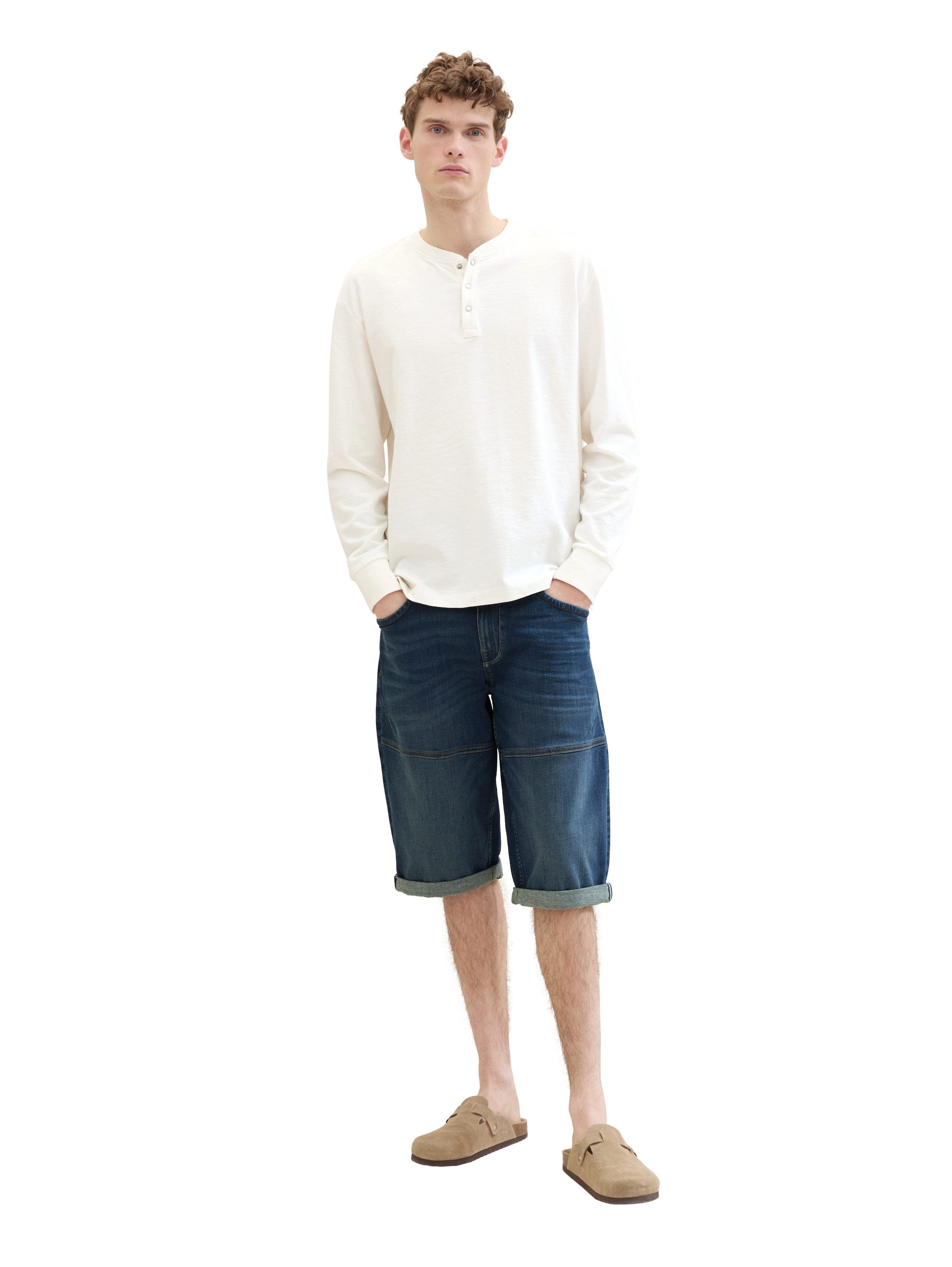 Tom Tailor 3/4 jeans MORRIS met merklabel