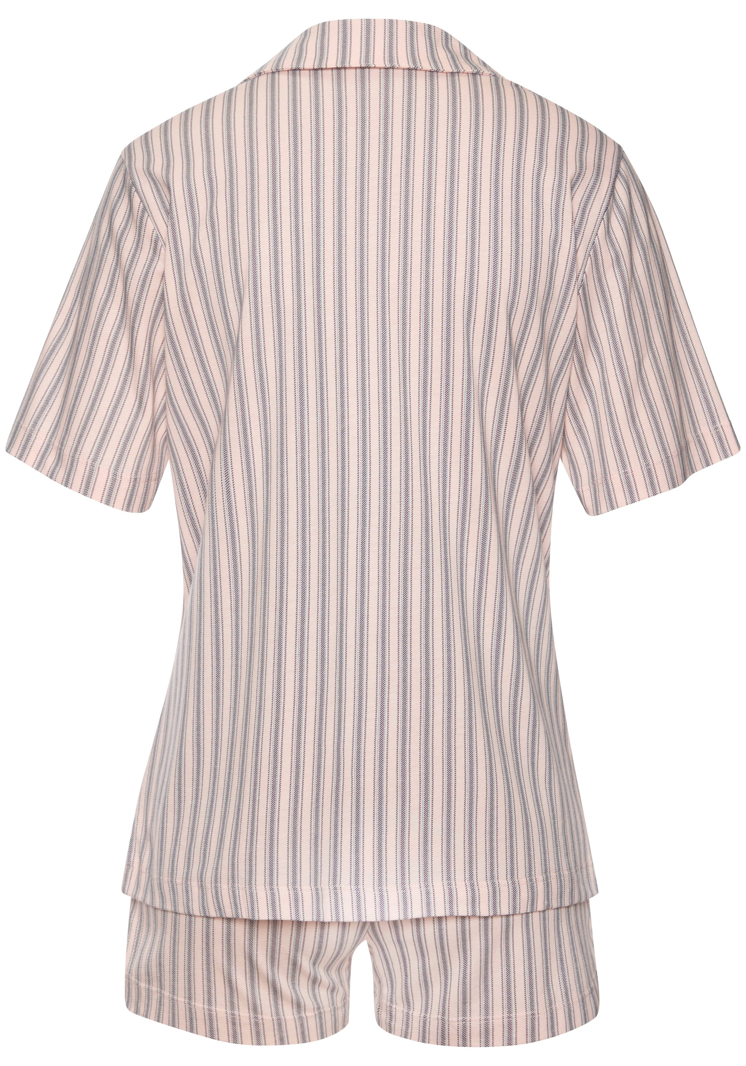 s.Oliver RED LABEL Beachwear Shortama in klassieke vorm (set 2-delig)