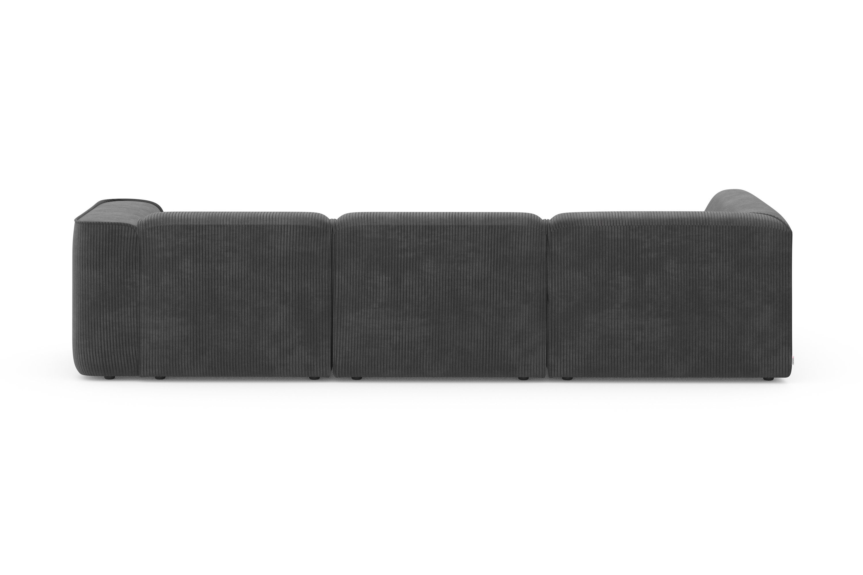 RAUM.ID Hoekbank Merid L-vorm, altijd uitbreidbaar met modules, B/D/H: 295/162/70 cm