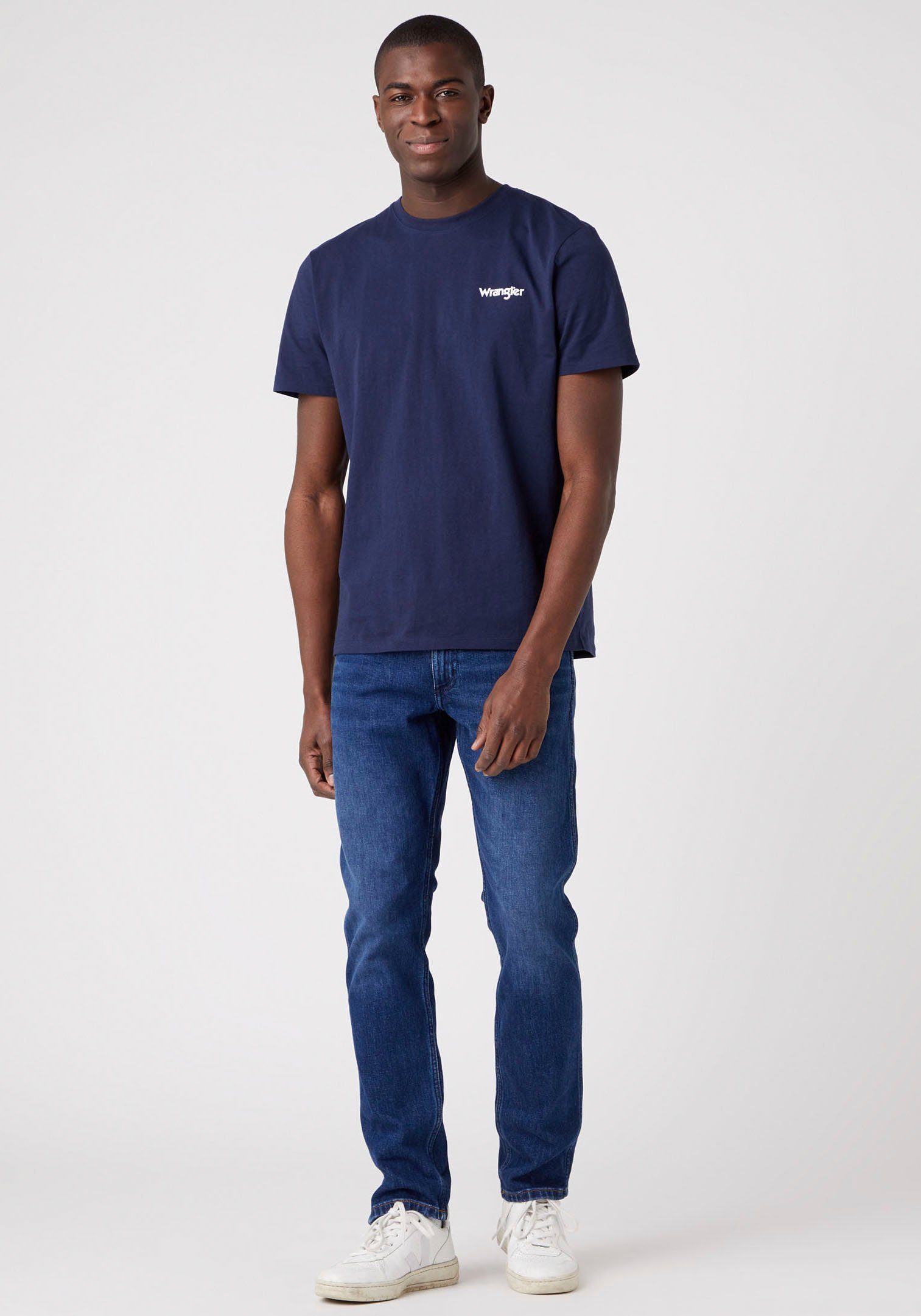 Wrangler T-shirt Sign Off (2-delig, Set van 2)