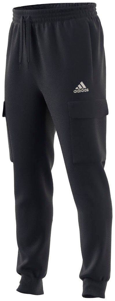 adidas Sportswear Sportbroek ESSENTIALS FLEECE REGULAR TAPERED CARGOBROEK Joggingbroek cargo van zacht fleece-materiaal (1-delig)