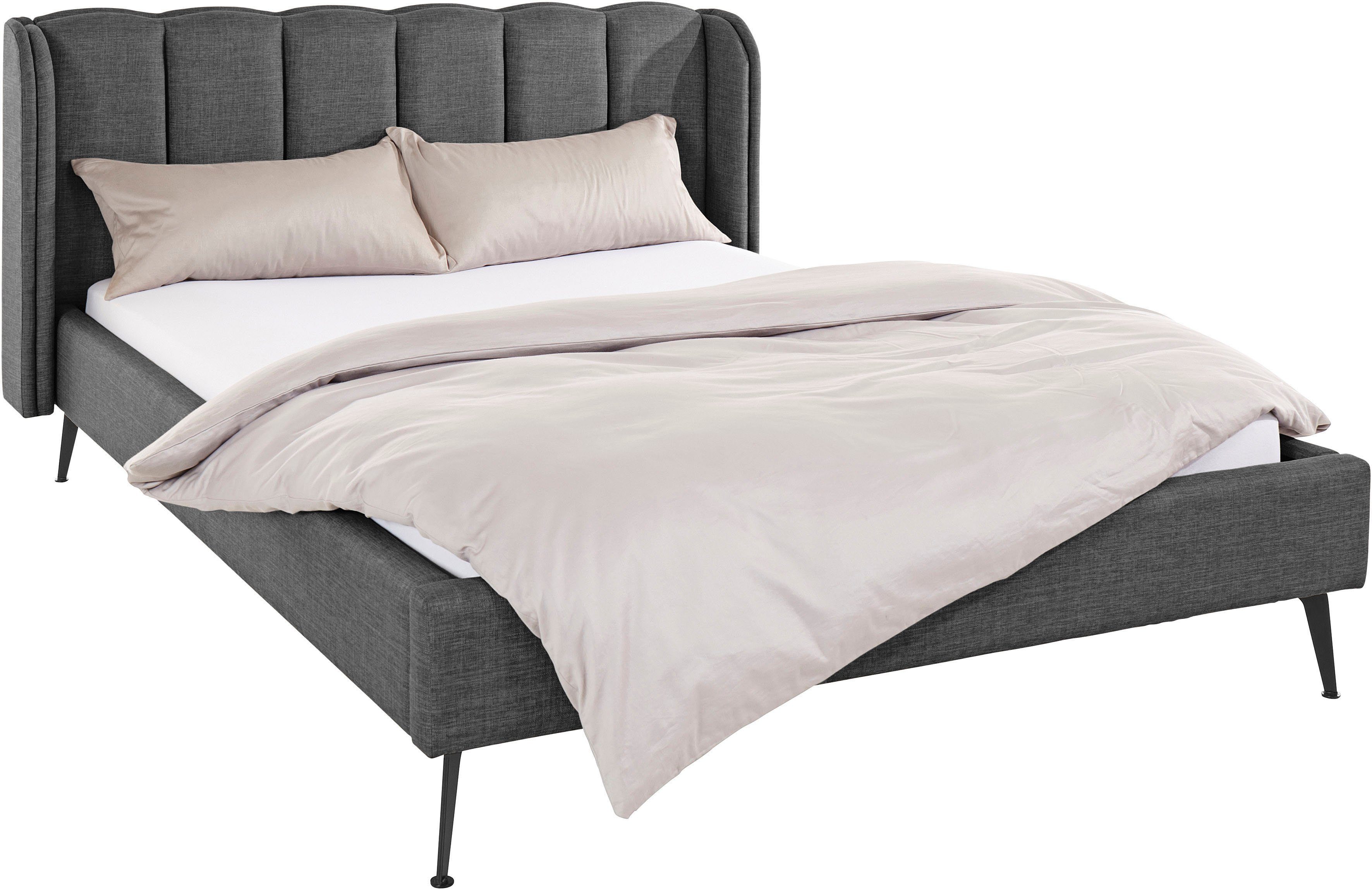 LeGer Home by Lena Gercke Gestoffeerd bed Dorly ook in bouclé, in 2 breedten