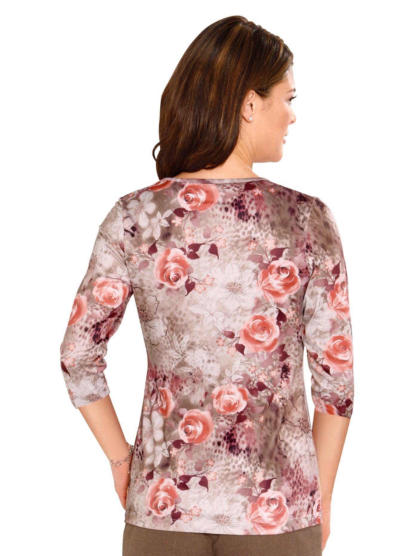 Classic Shirt met 3/4-mouwen Wintershirt (1-delig)