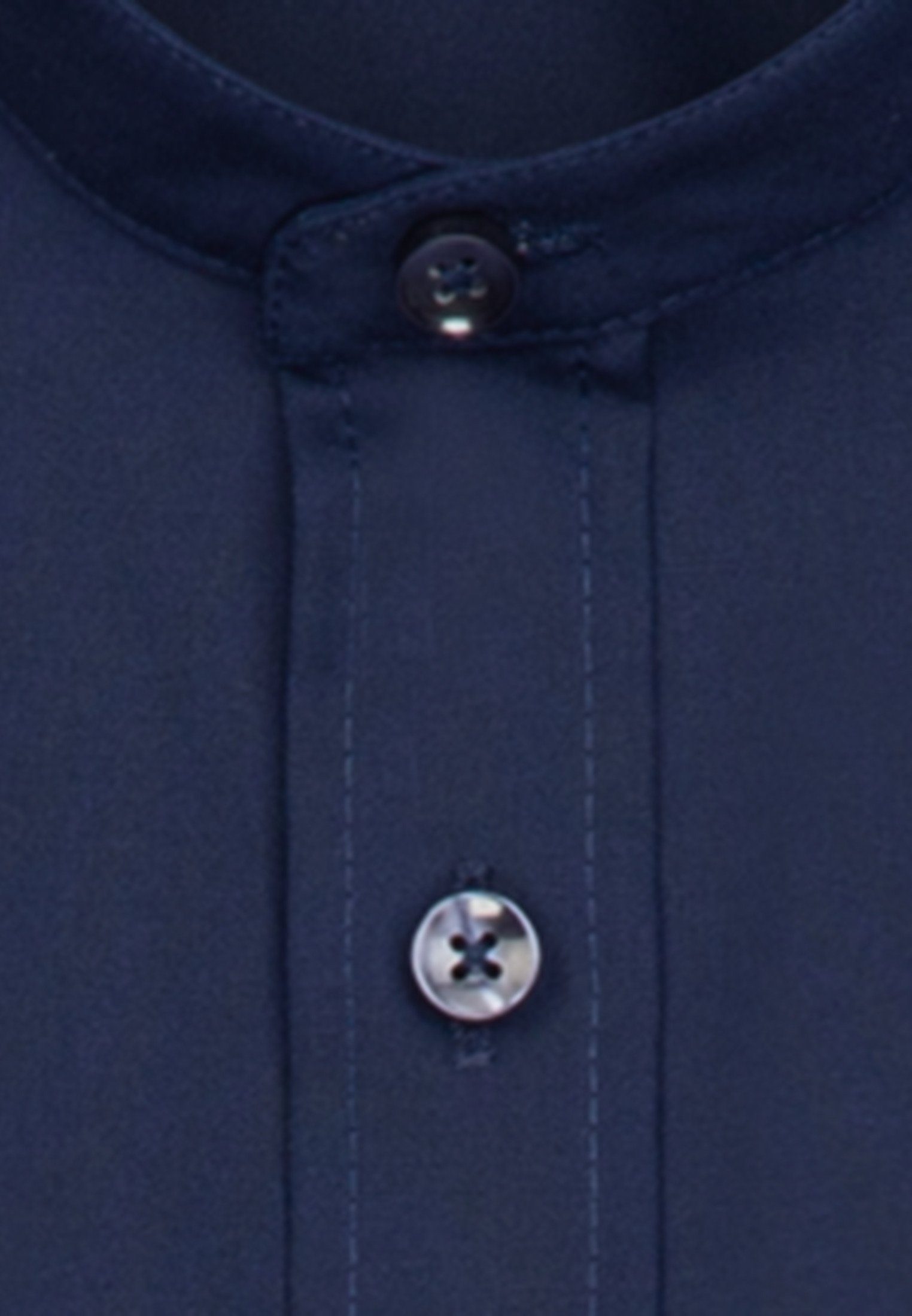seidensticker Businessoverhemd Slim lange mouwen opstaande kraag uni