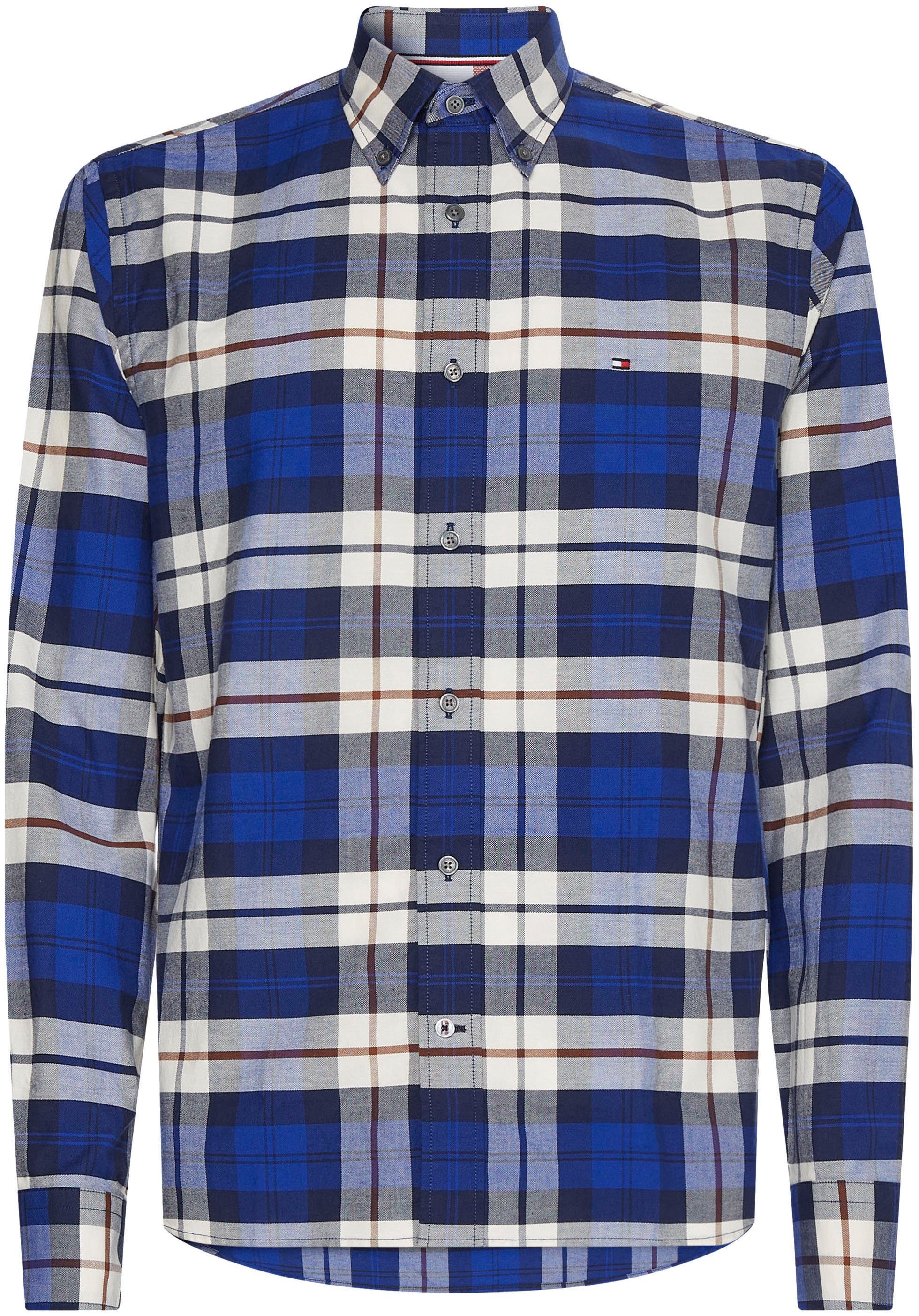 Tommy Hilfiger Overhemd met lange mouwen OXFORD BLACKWATCH RF SHIRT