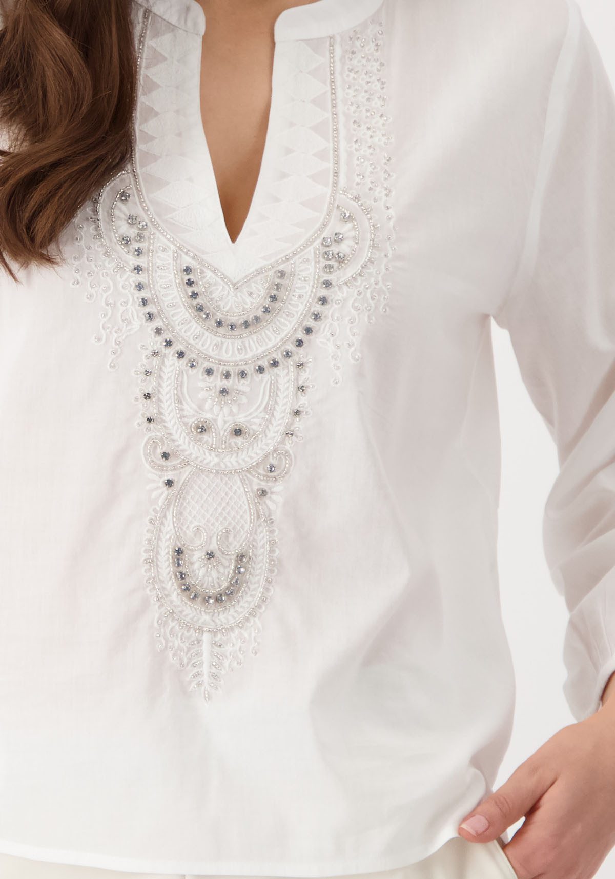Monari Blouse zonder sluiting