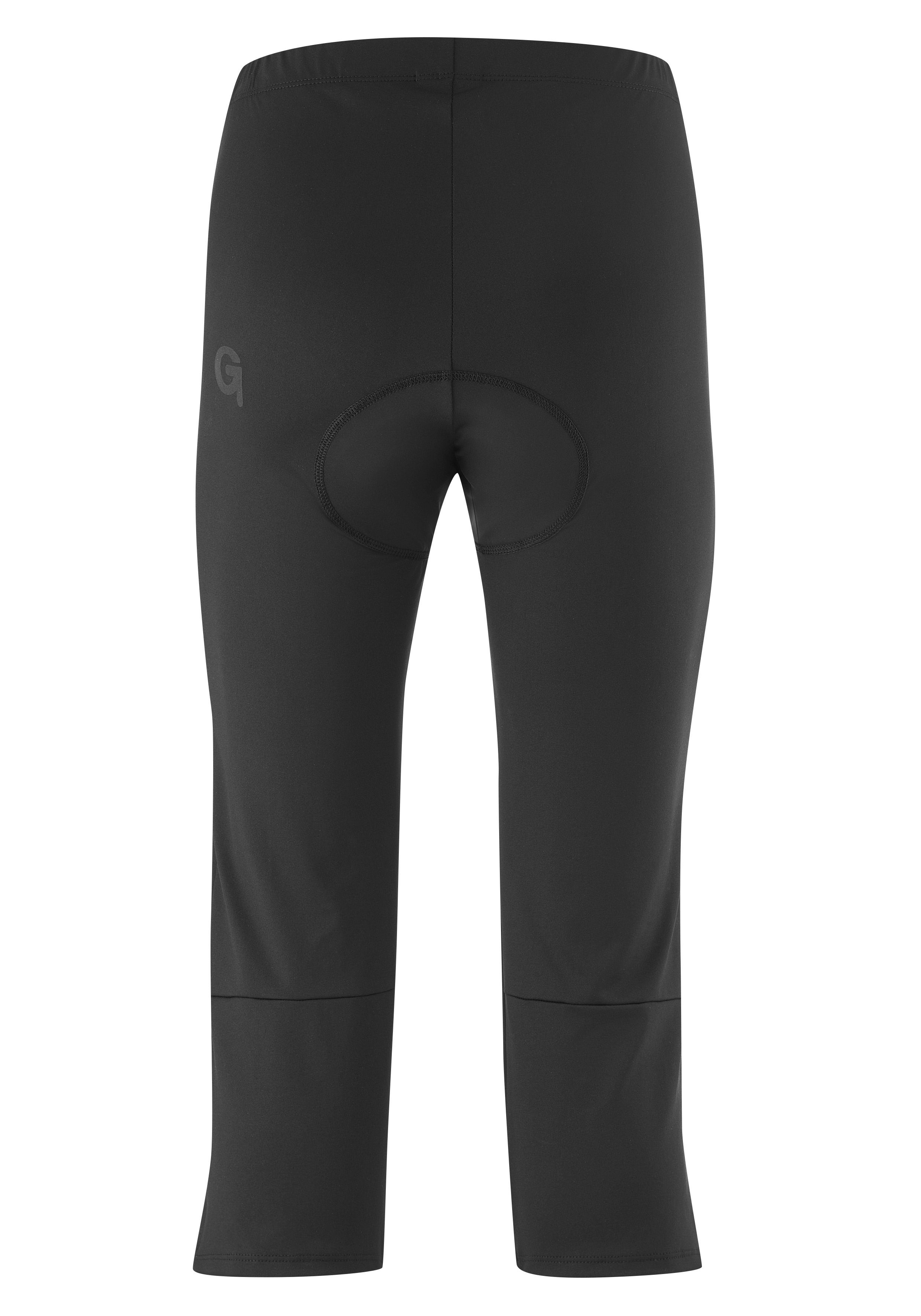 Gonso Fietsbroek Essential Tight 3/4 Flared W Dames fietsbroek met zitkussen, racebroek