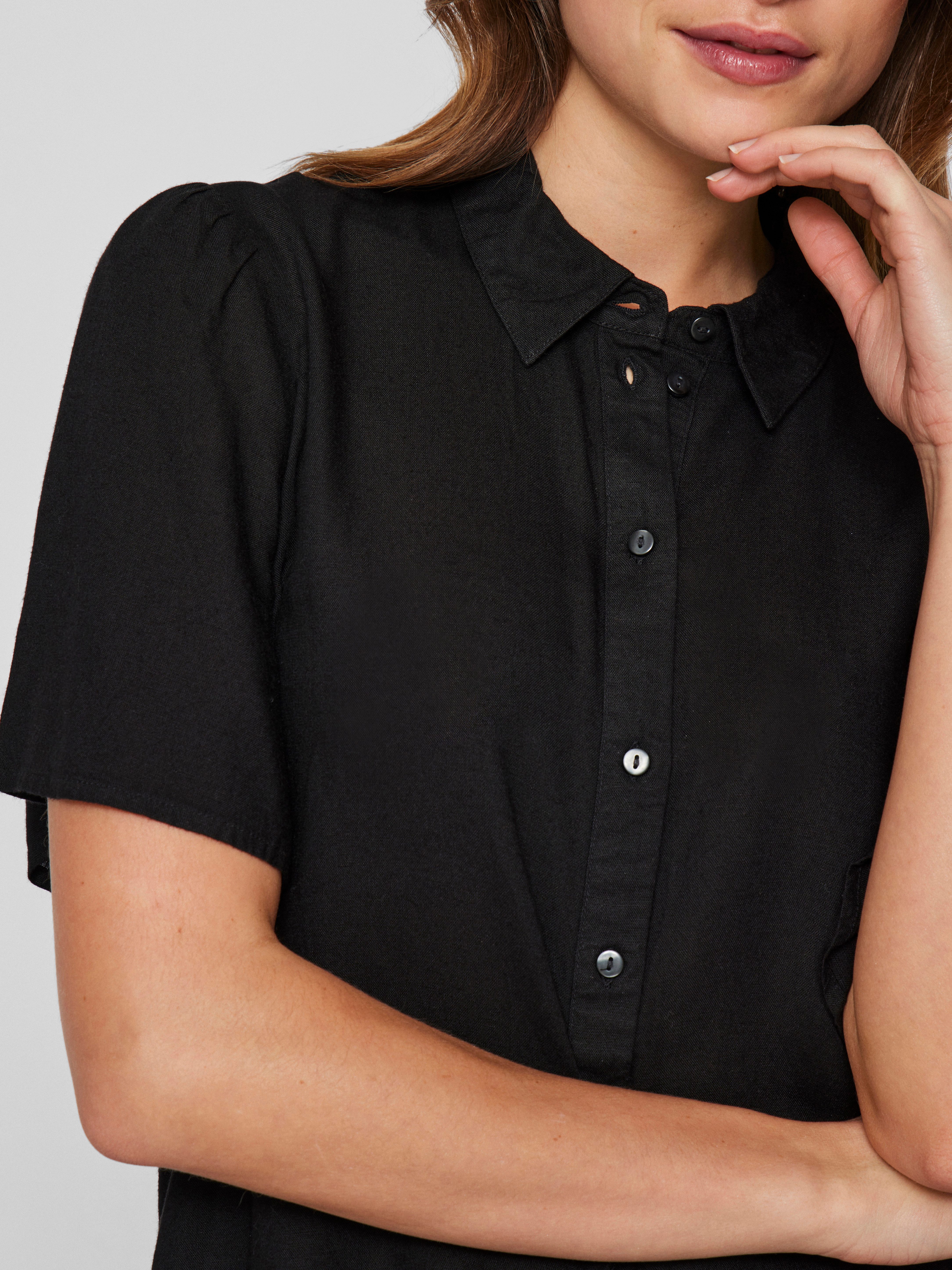 Vila Blouse met korte mouwen VIPRICIL S/S NEW SHIRT - NOOS