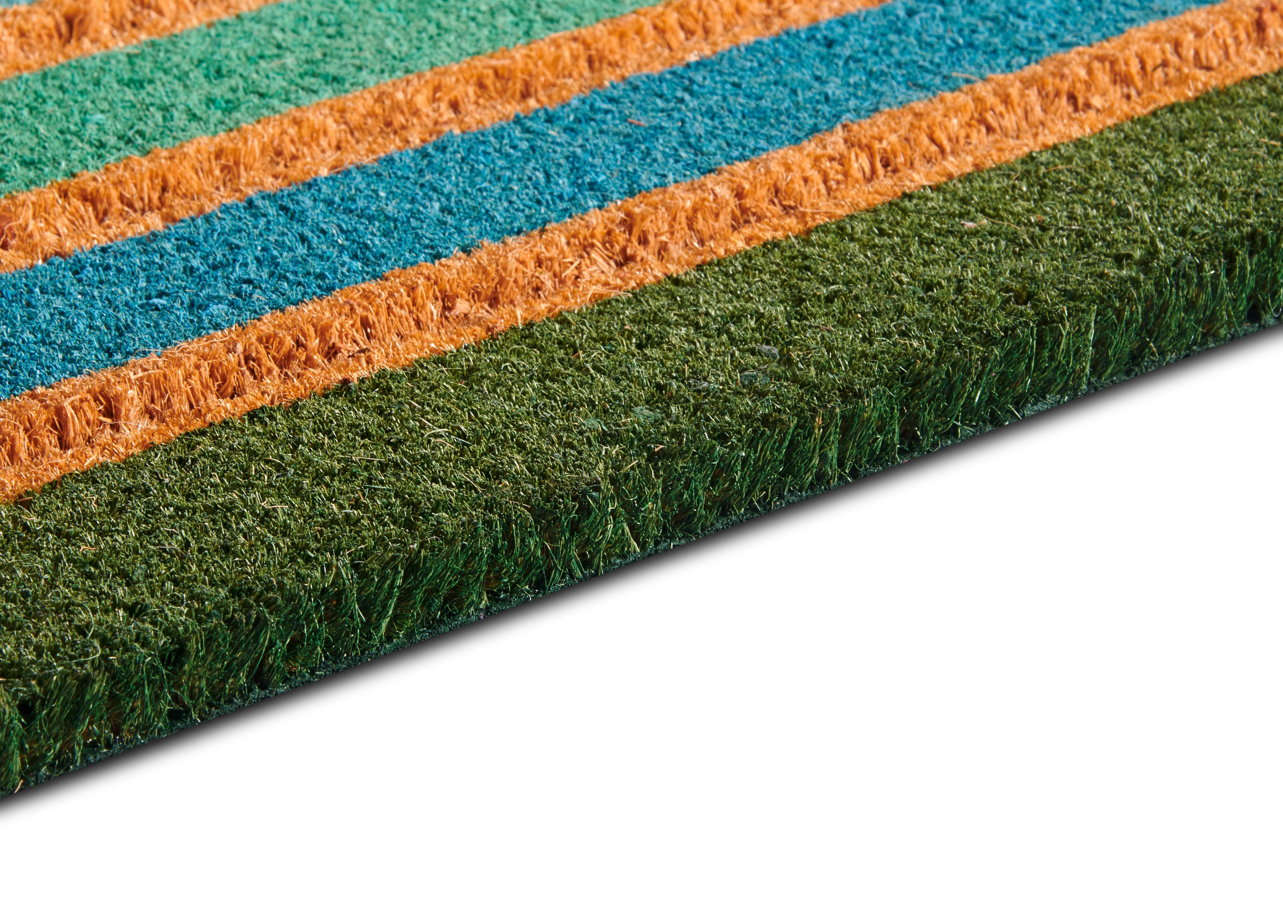 HANSE Home Mat Mix Mats Kokos Colorful Stripes, deurmat Slijtvast, onderhoudsvriendelijk, robuust, weerbestendig, UV-bestendig