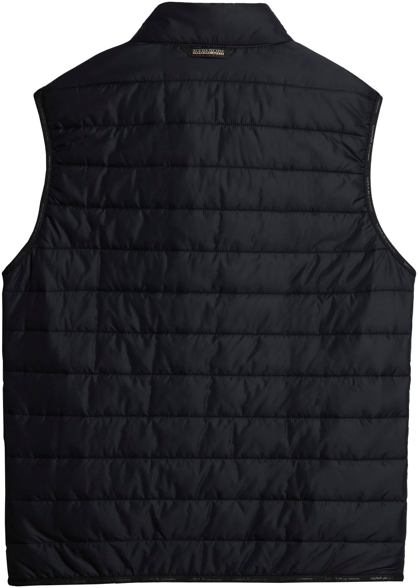 Napapijri Bodywarmer Met merklabel aan de zijkant en binnen, met staande kraag