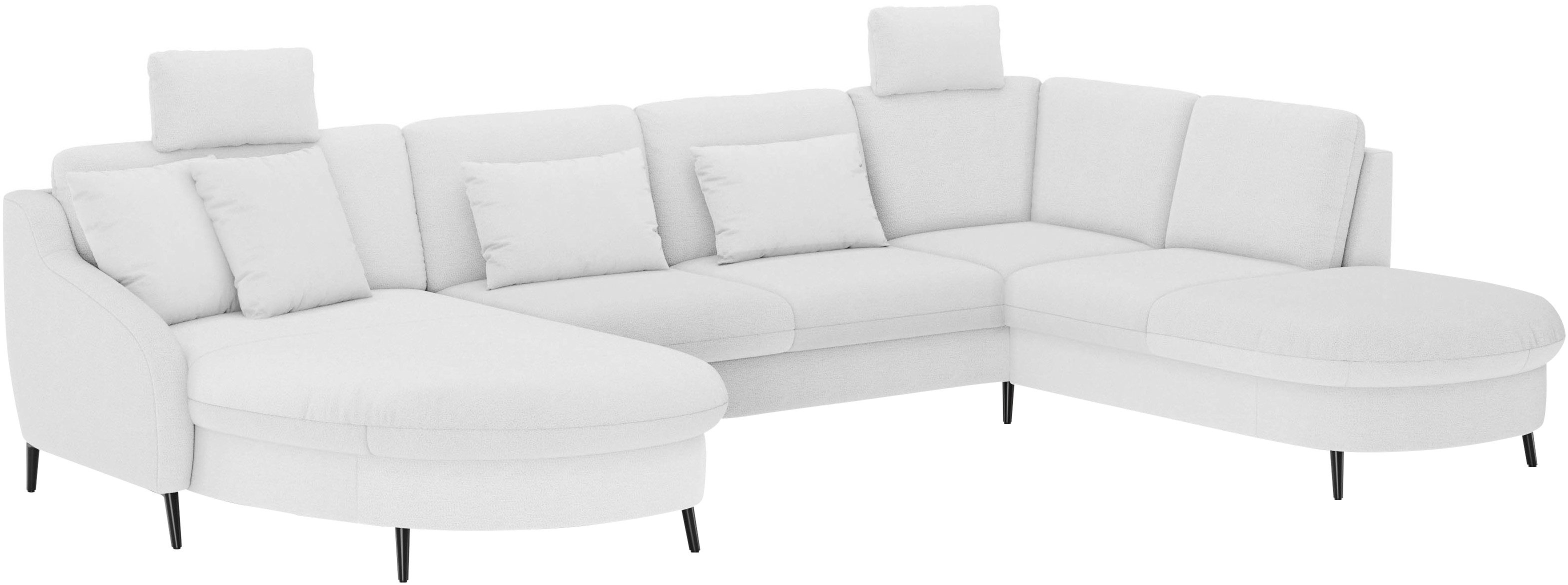 sit&more Zithoek Soul U-model optioneel met bed en bedlade