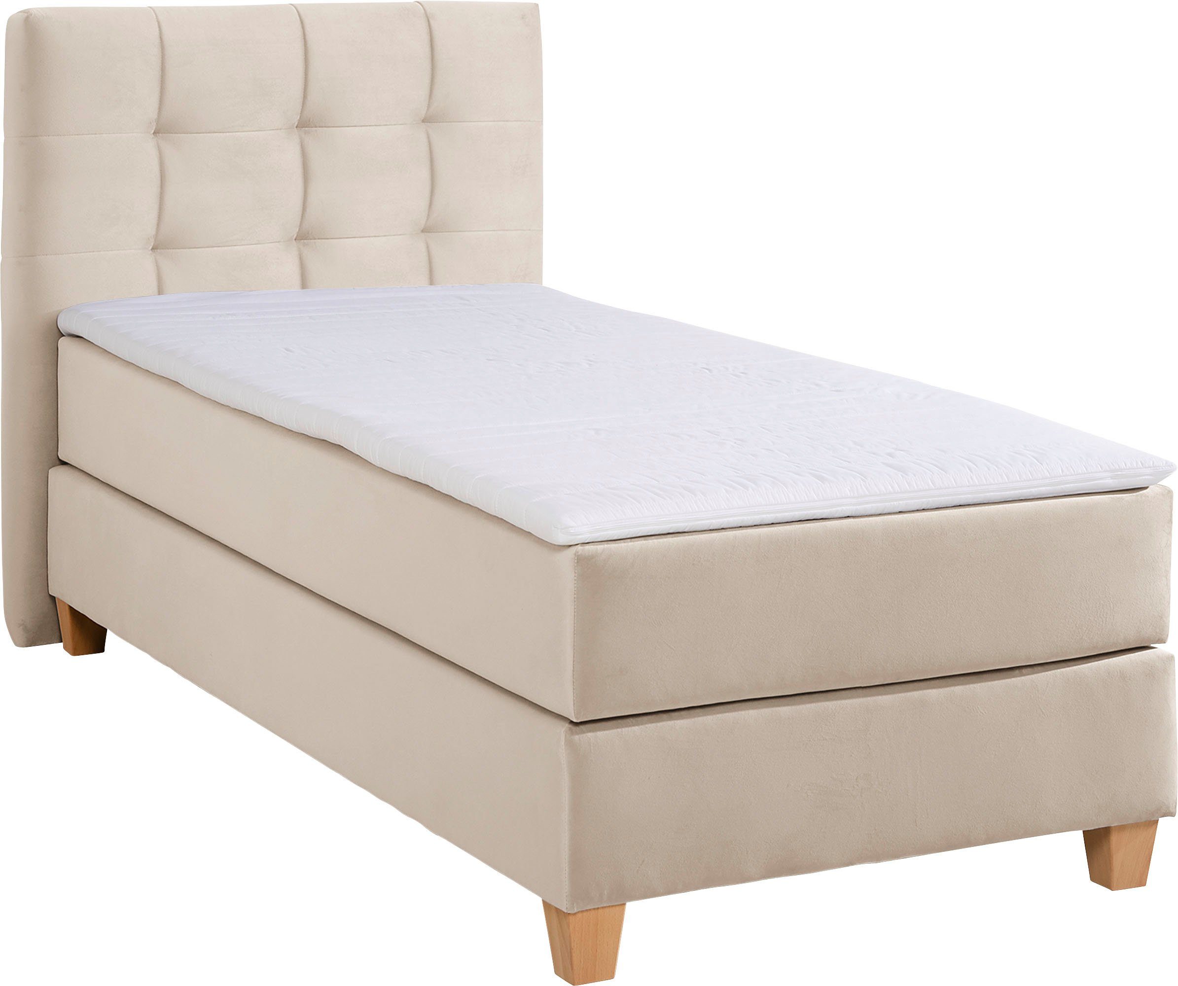 Home affaire Boxspring Moulay incl. topmatras, in 3 hardheden, tfk ook in hardheid 4