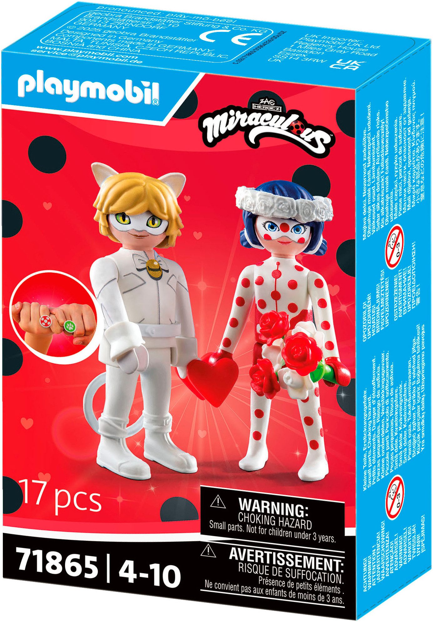 Playmobil® Constructie-speelset Miraculous: Ladybugs & Cat Noirs Hochzeitstraum (71865) (17-delig)