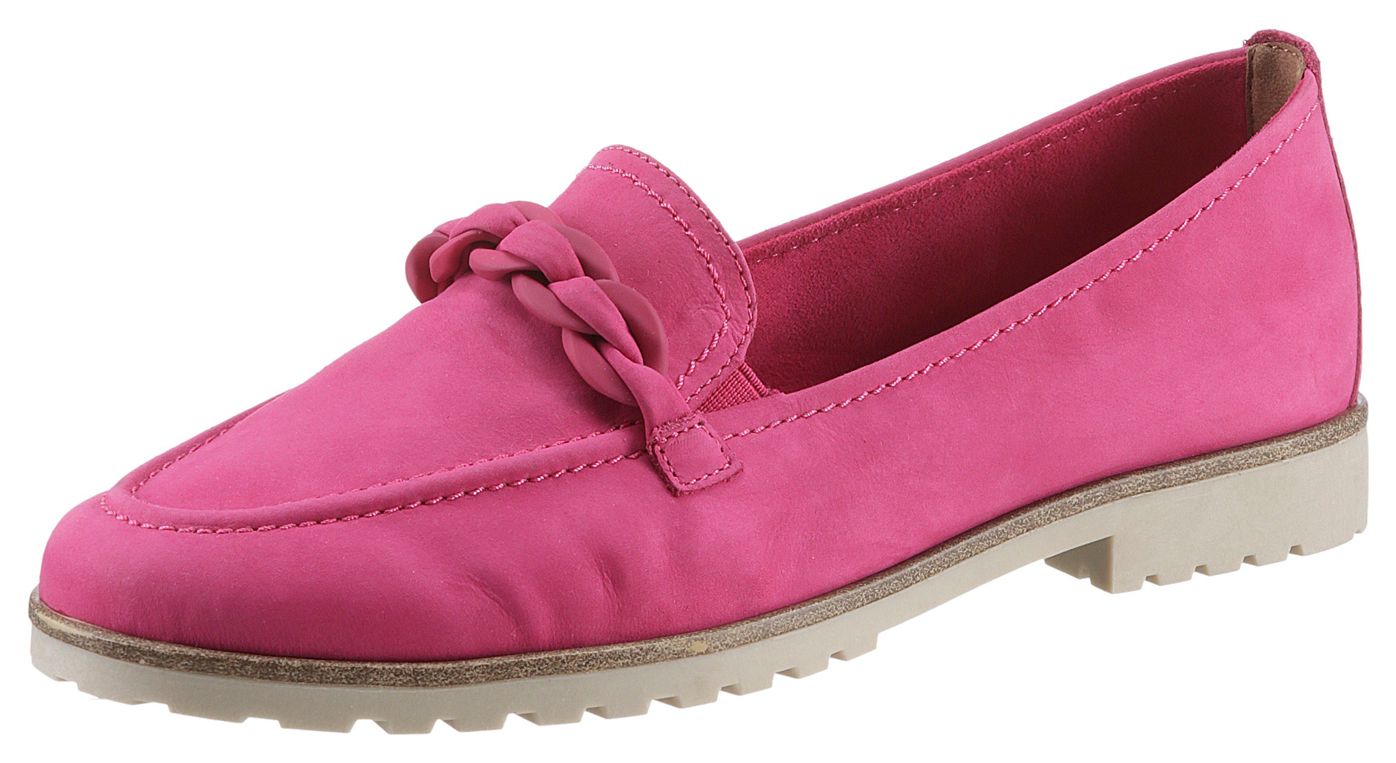 Tamaris Loafers Chunky slipper, plateau slipper met zijstretch-inzetten