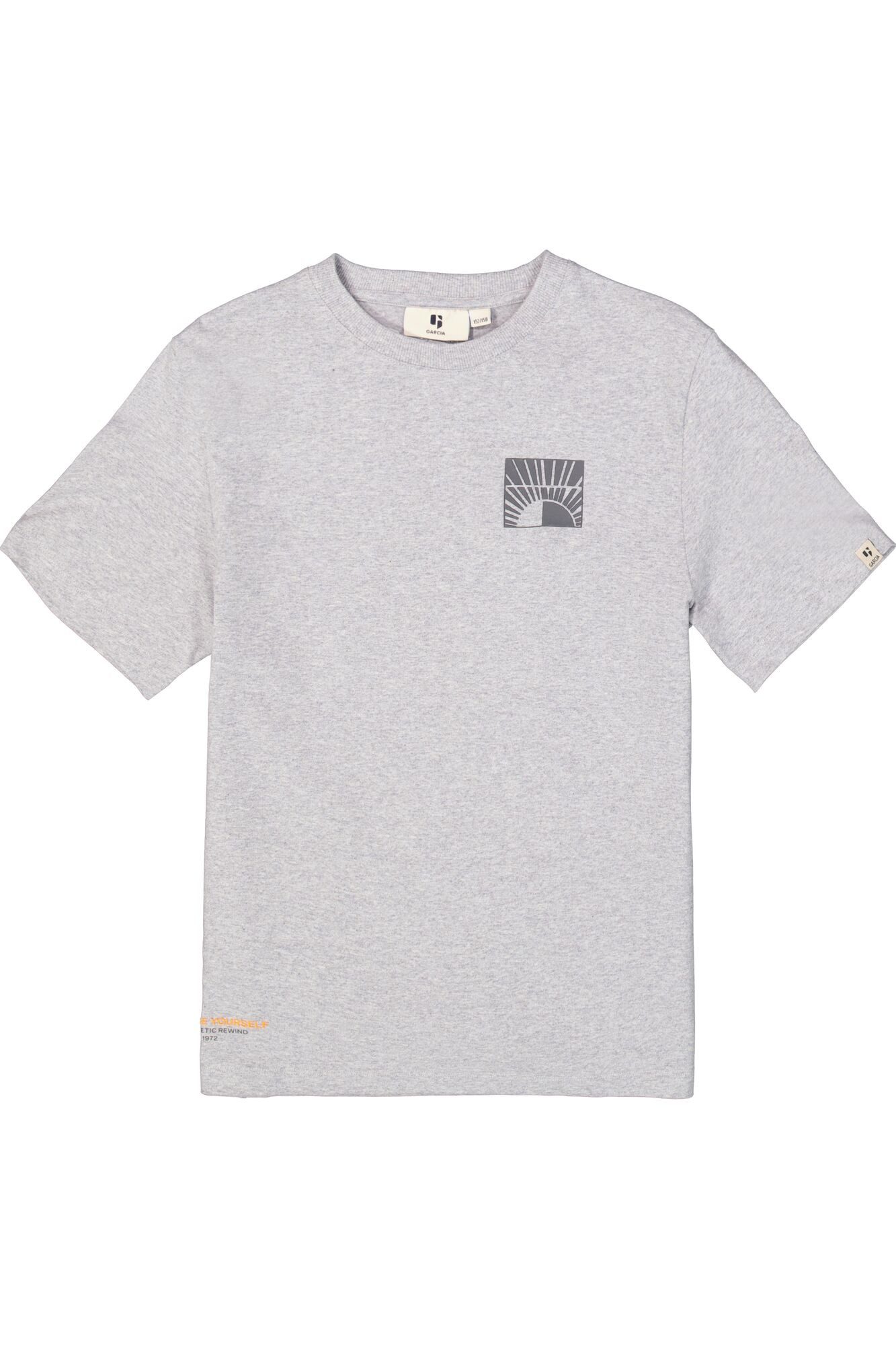 Garcia T-shirt met front- en backprint voor jongens