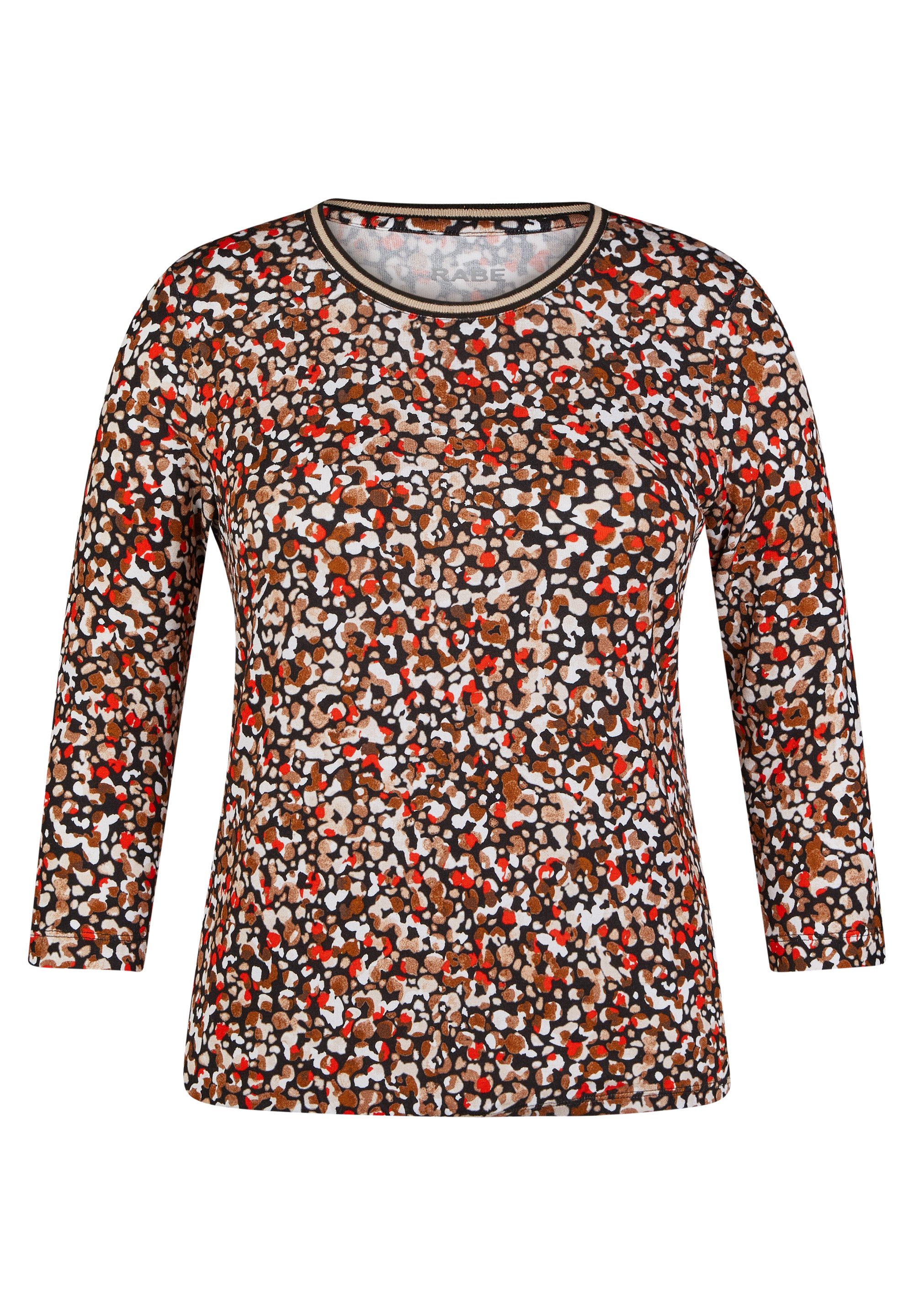 Rabe Shirt met 3/4 mouwen met grafisch patroon