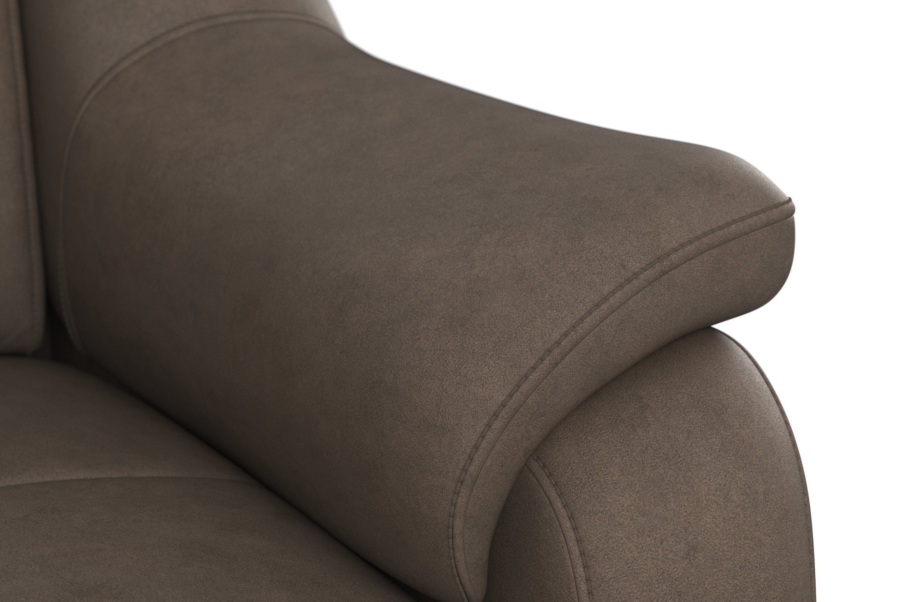 sit&more Hoekbank Freetown L-vorm met verstelbare hoofdsteun en comfortabele binnenvering