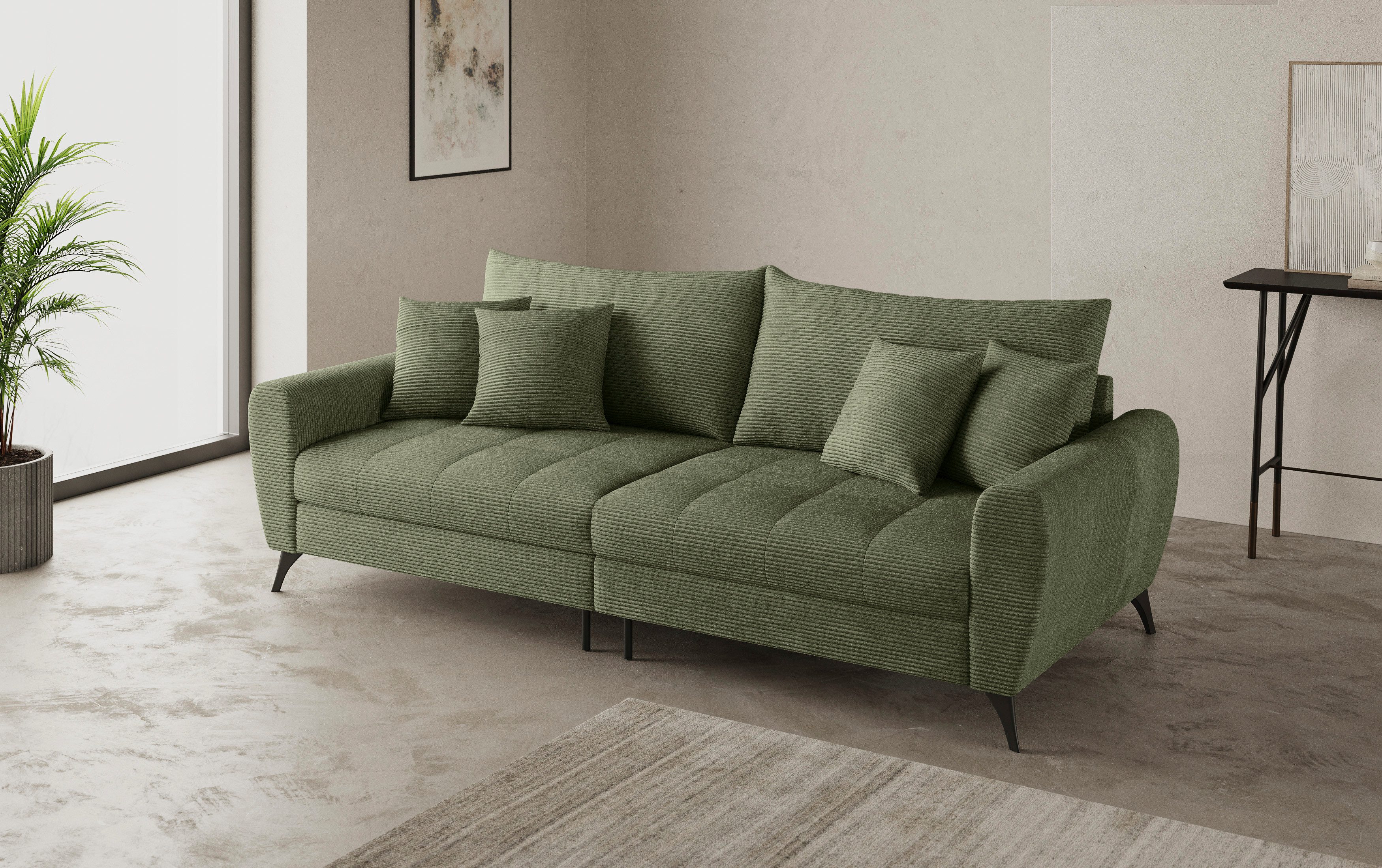 Mr. Couch Megabank Blackburn II Optioneel met koudschuimvering tot 140 kg belastbaar
