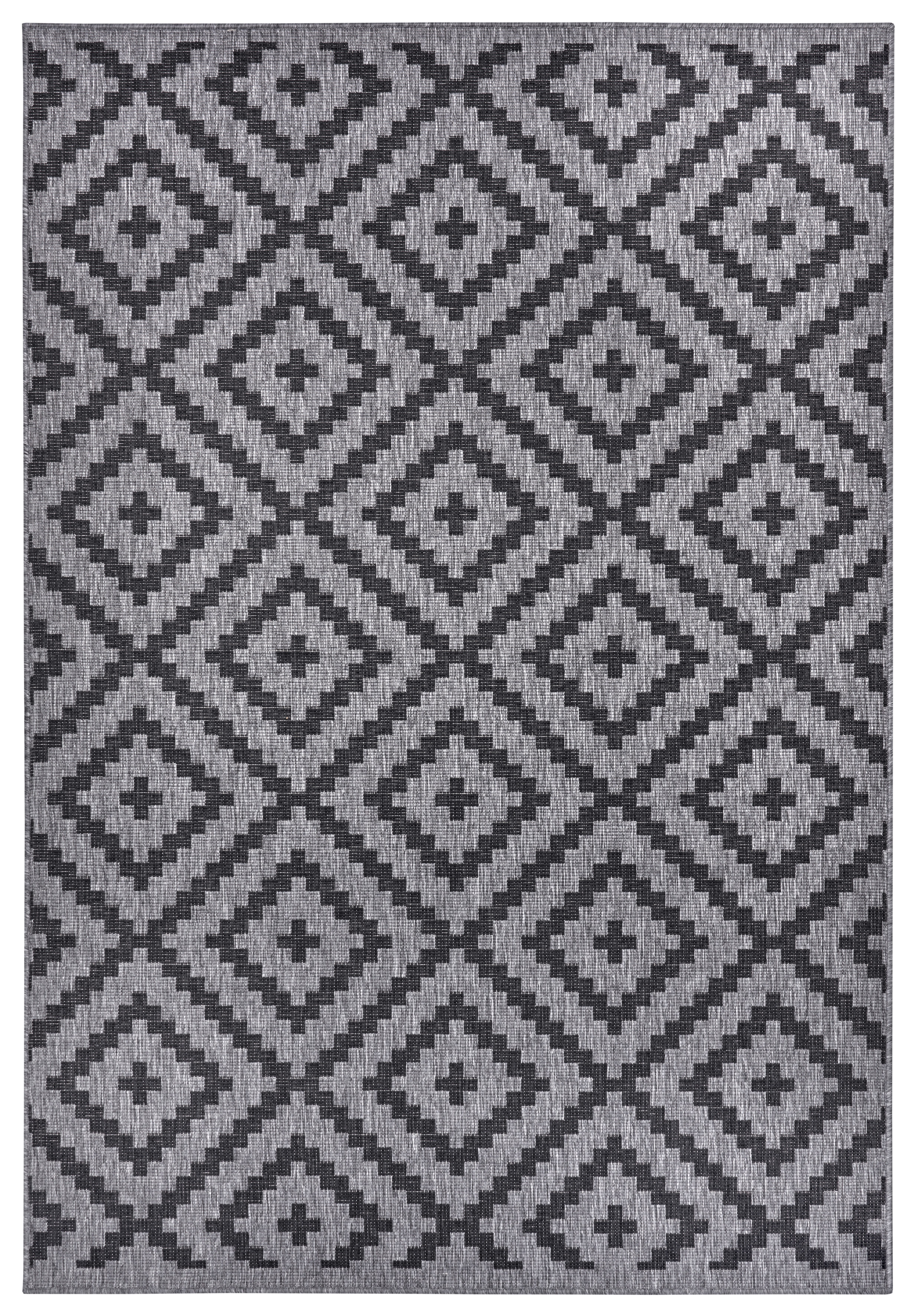 my home Vloerkleed Ronda tweezijdig te gebruiken kleed Sisal-look, platweefsel, in- en outdoor, geometrisch boho design