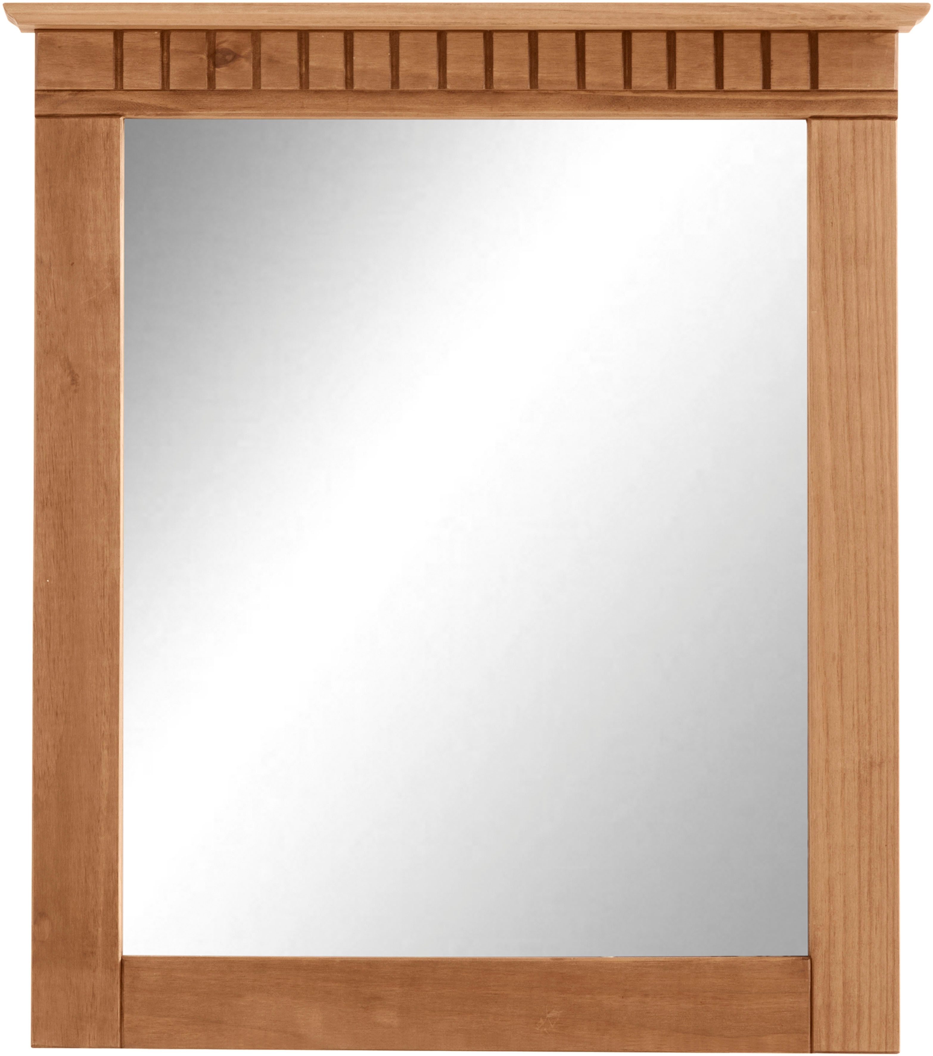 Home affaire Garderobespiegel Lisa met decoratieve frezingen, spiegeloppervlak ca. 44 x 56 cm