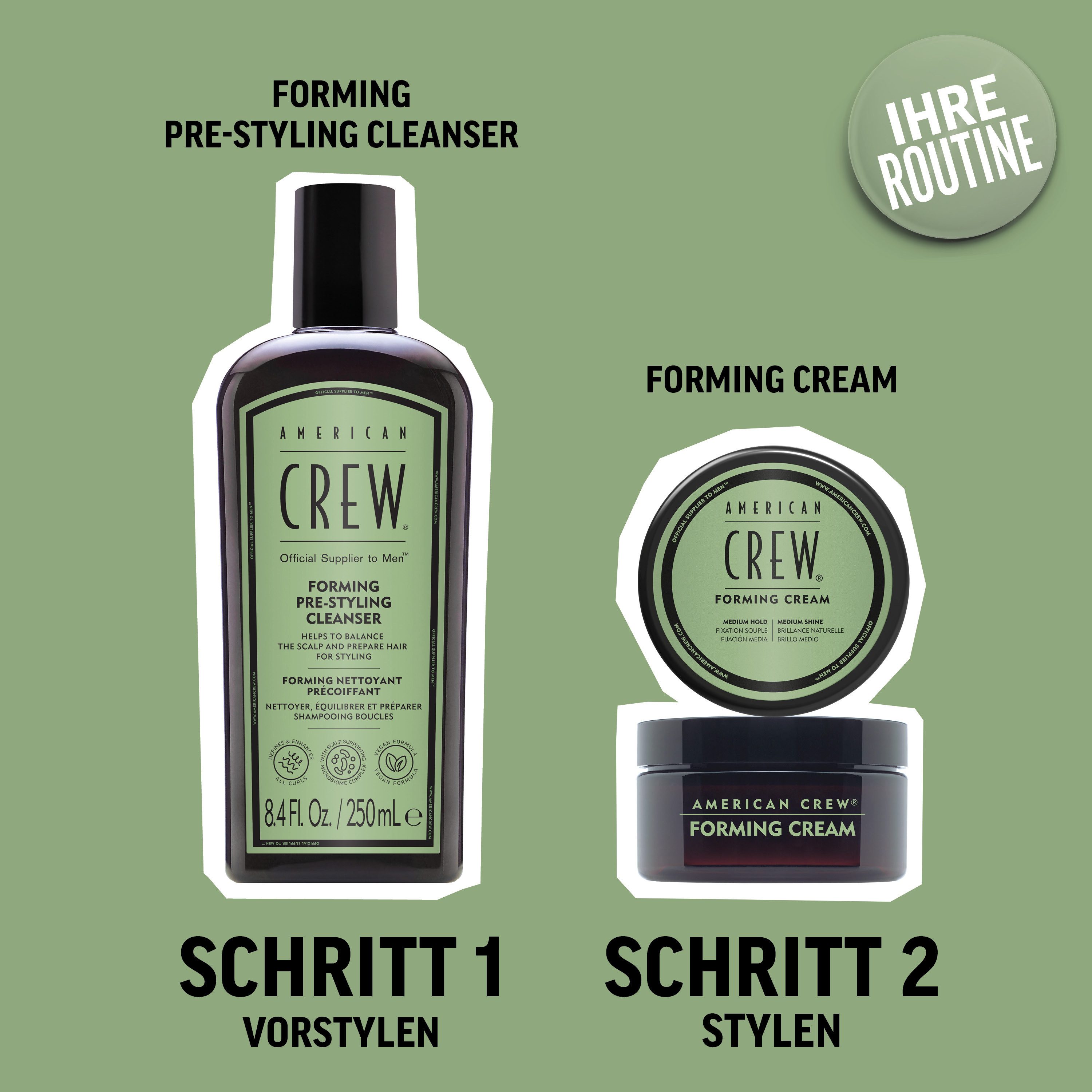 American Crew Haarshampoo Forming Pre-Styling Cleanser Shampoo 250ml (1-delig)