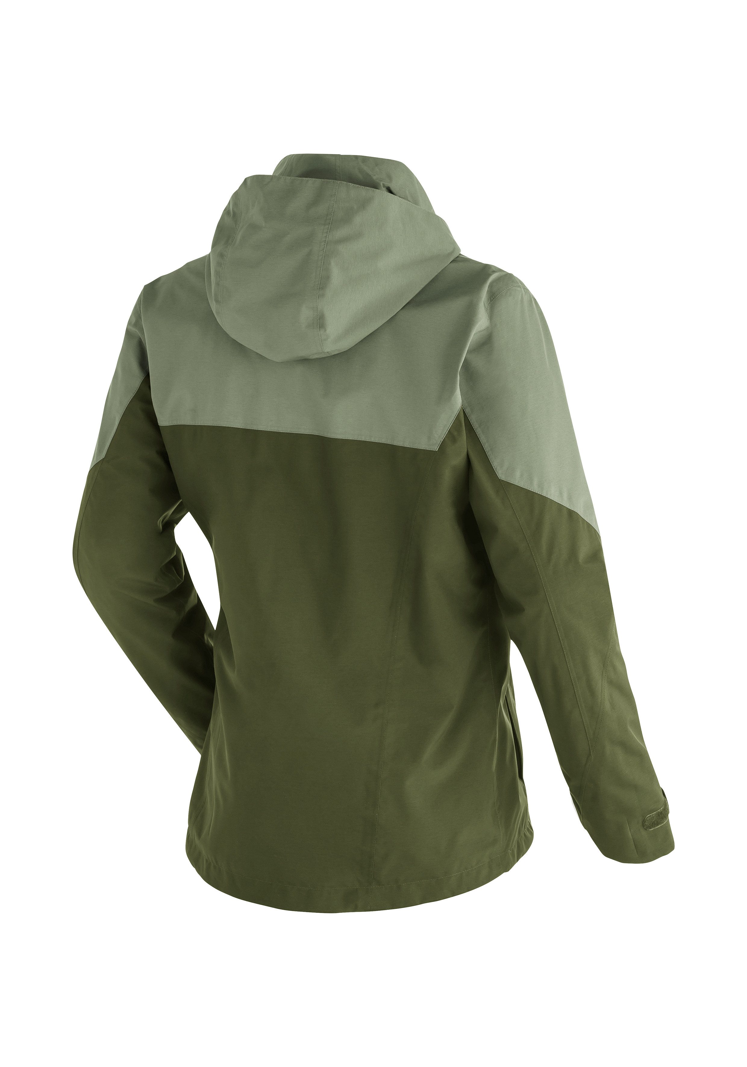 Maier Sports Outdoorjack Halny rec M Heren functionele jas, waterdichte regenjas met capuchon, wandeljas