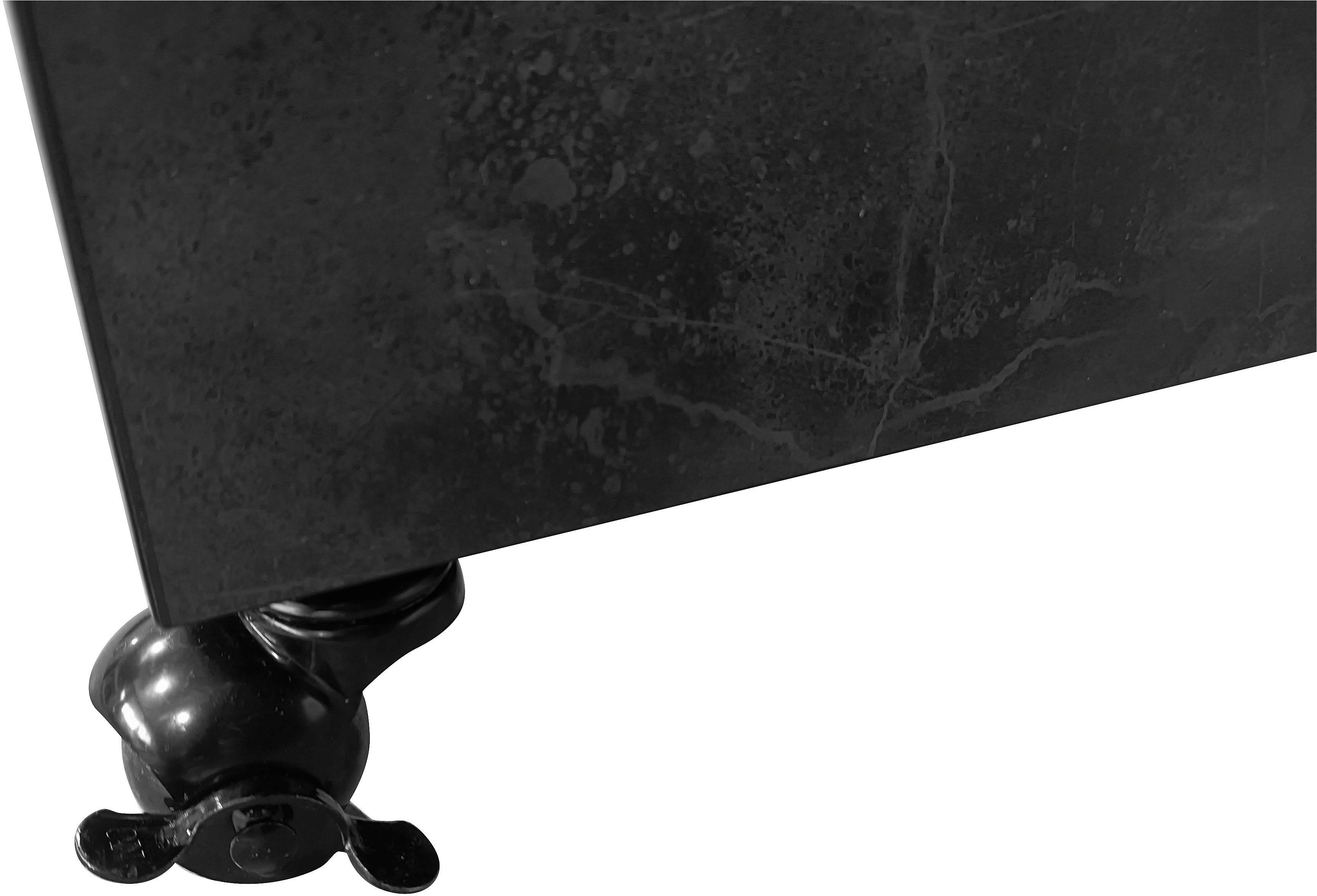 Places of Style Bureau Lopar, hoekbureau , rolbaar tafel-element, ruime werkruimte, hoek 180x129 cm